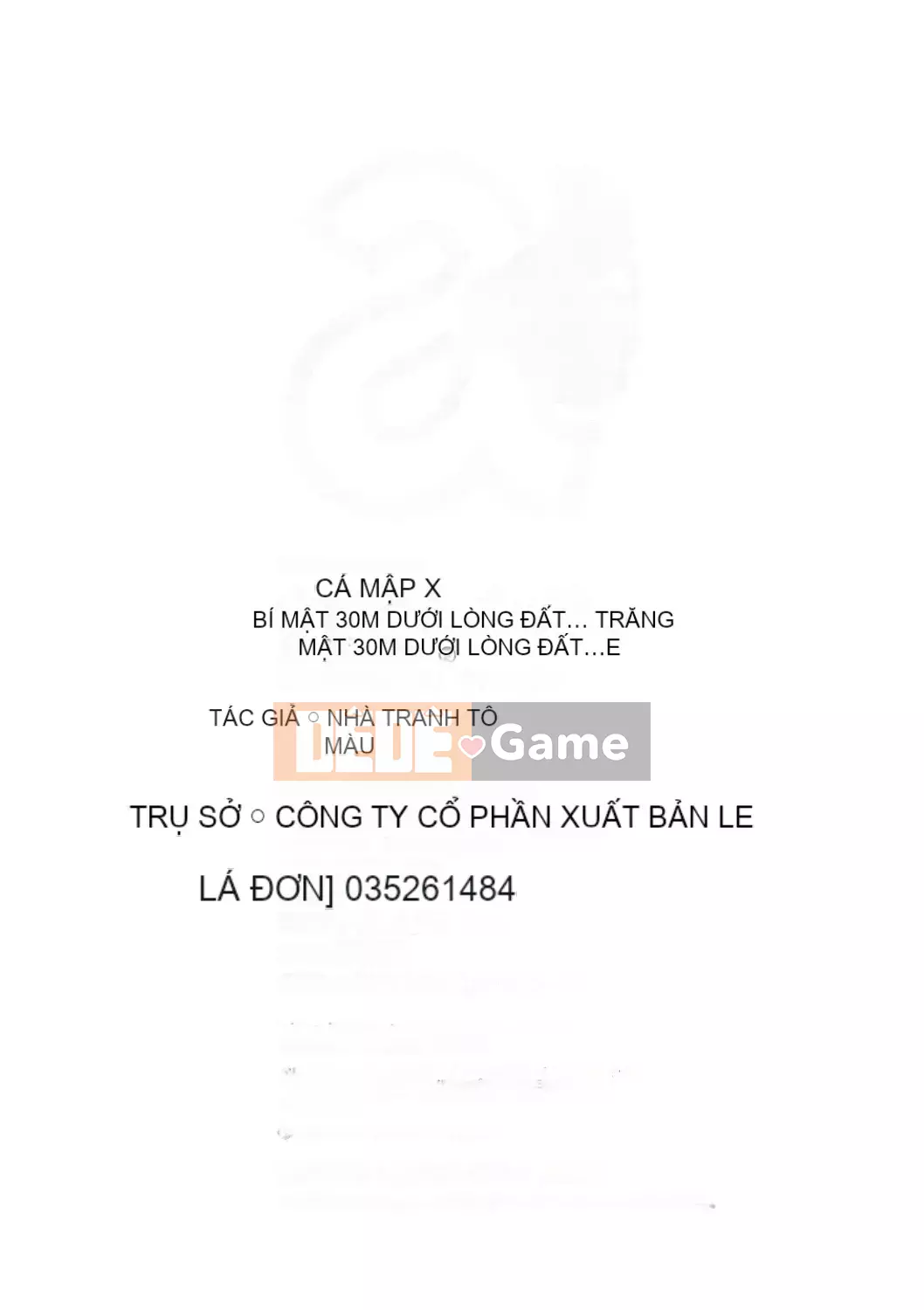 [Saigado] Tuần trăng mật 30m dưới lòng đất... ② Đến bí mật 30m dưới lòng đất... [Kỹ thuật số]