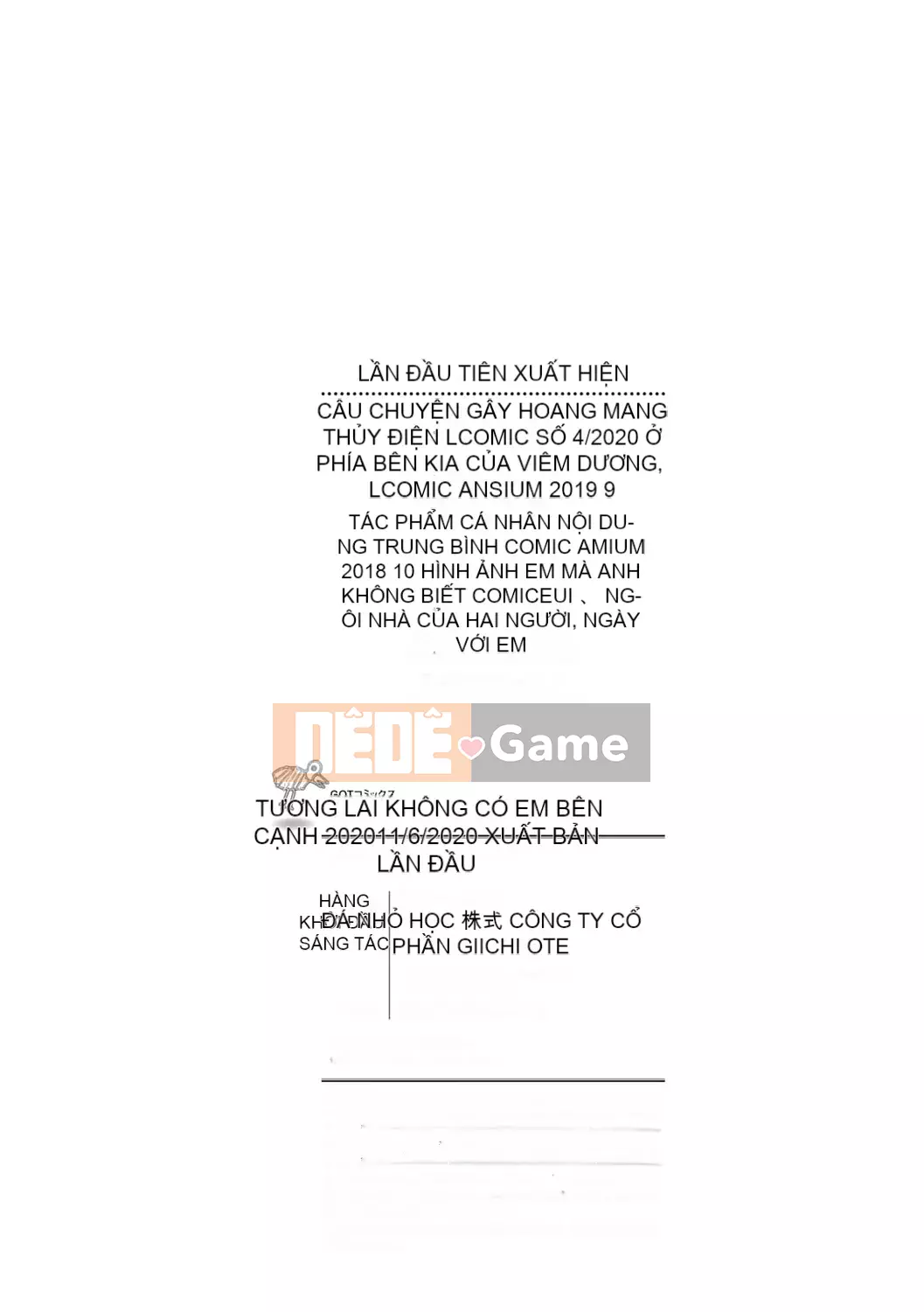 [Utsutsu Minoru] Tương lai nơi bạn không ở bên cạnh tôi [Digital]