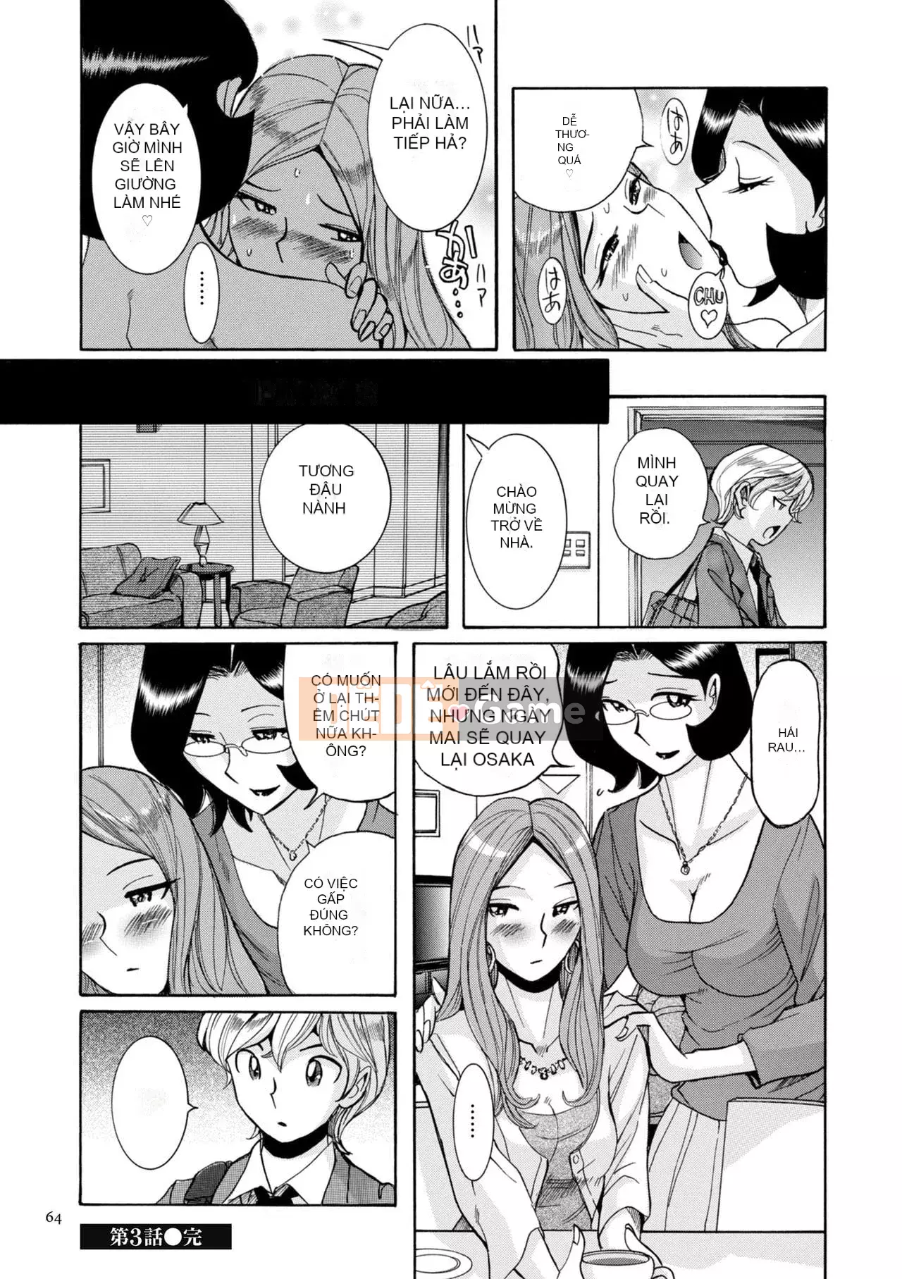 [Kojima Mio] Nymphomaman mẹ và con loạn luân-tử cung của mẹ là của tôi