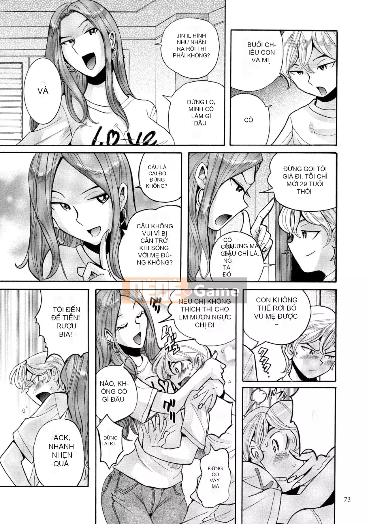 [Kojima Mio] Nymphomaman mẹ và con loạn luân-tử cung của mẹ là của tôi