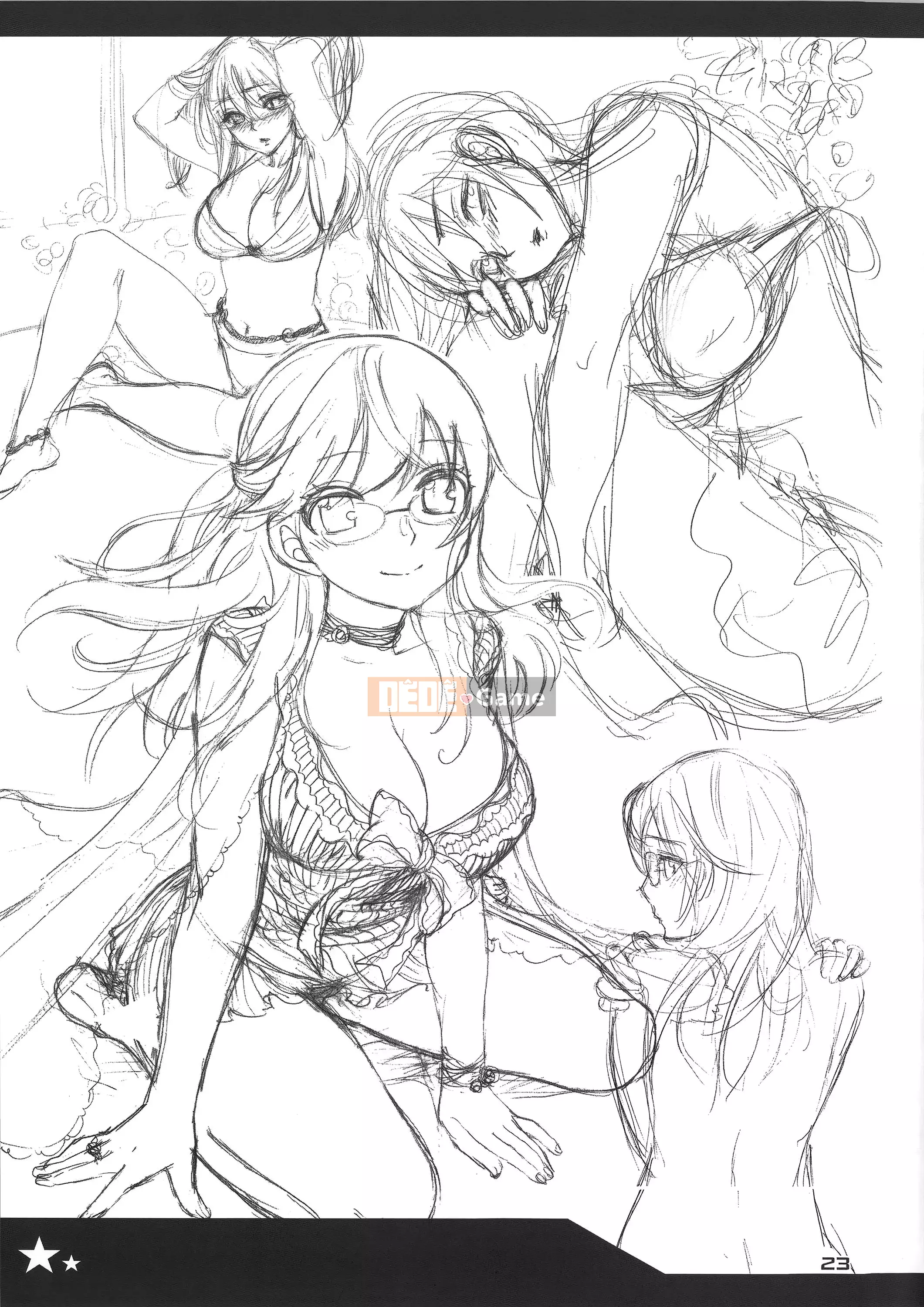 [Michiyoshi Kuon] Zettai ☆ Harem Vol.7 + Đồng phục ☆ Bộ sưu tập tác phẩm nghệ thuật thiết lập hậu cung