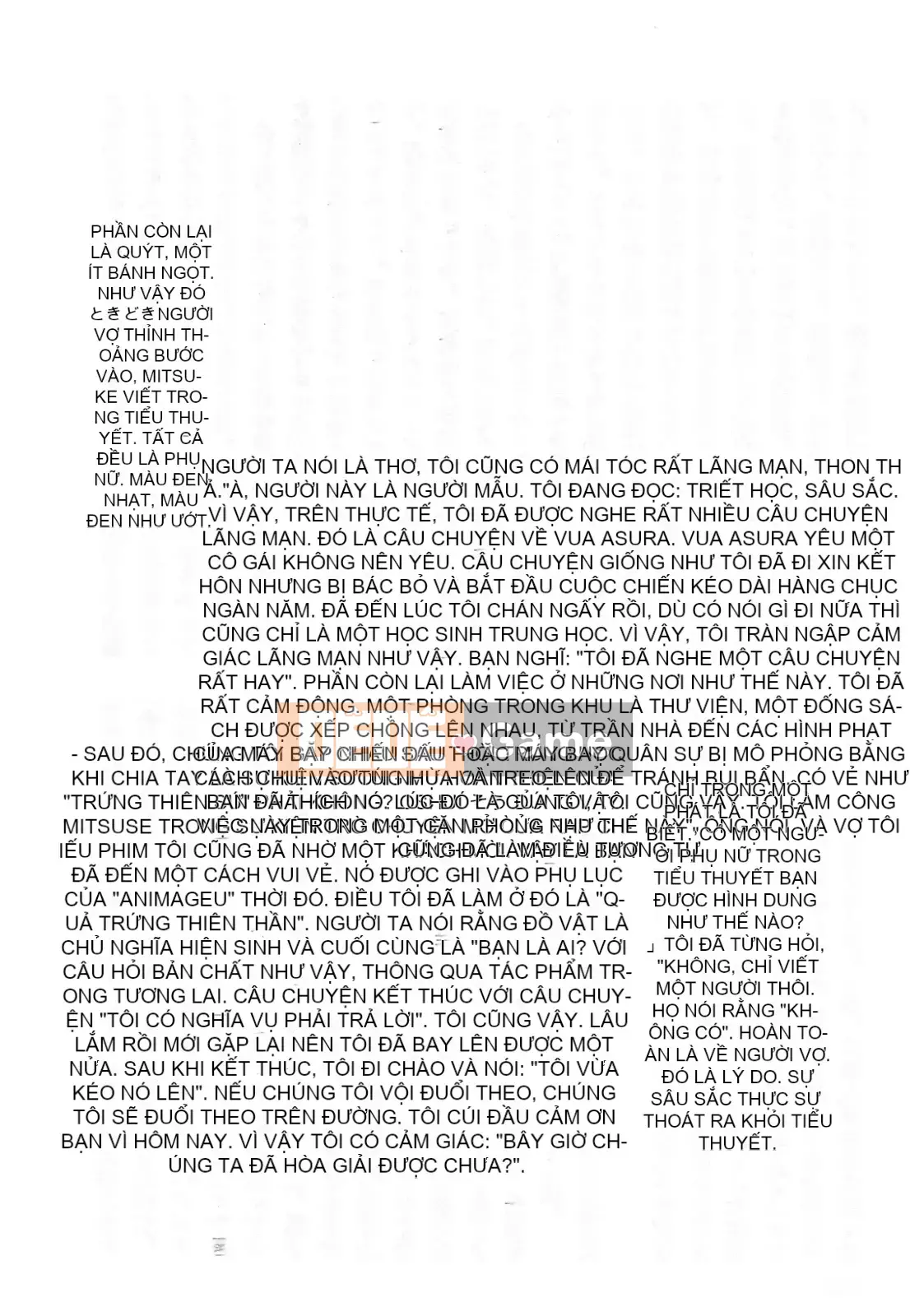 Hoạt động buổi tối