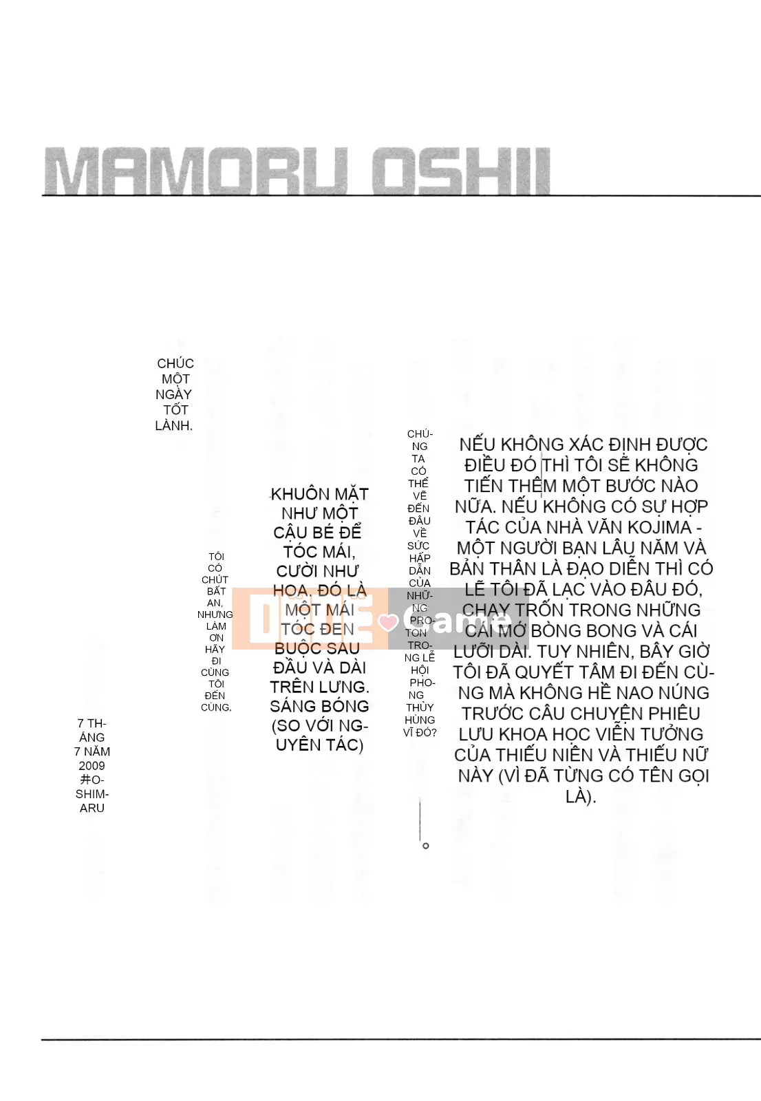 Hoạt động buổi tối