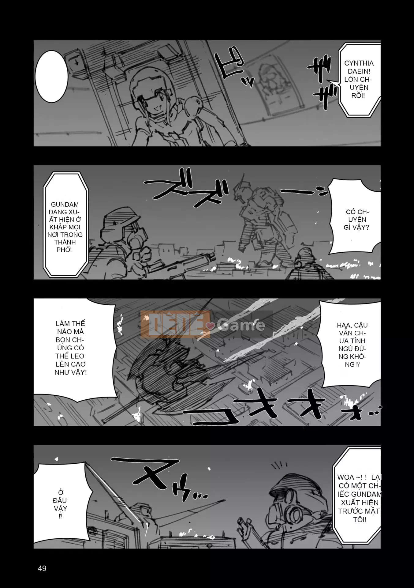 [Máy Công Trình Fujioka] A.O.Z RE-BOOT GUNDAM INLE - Black Rabbit Saw a Dream - VI (3~4)