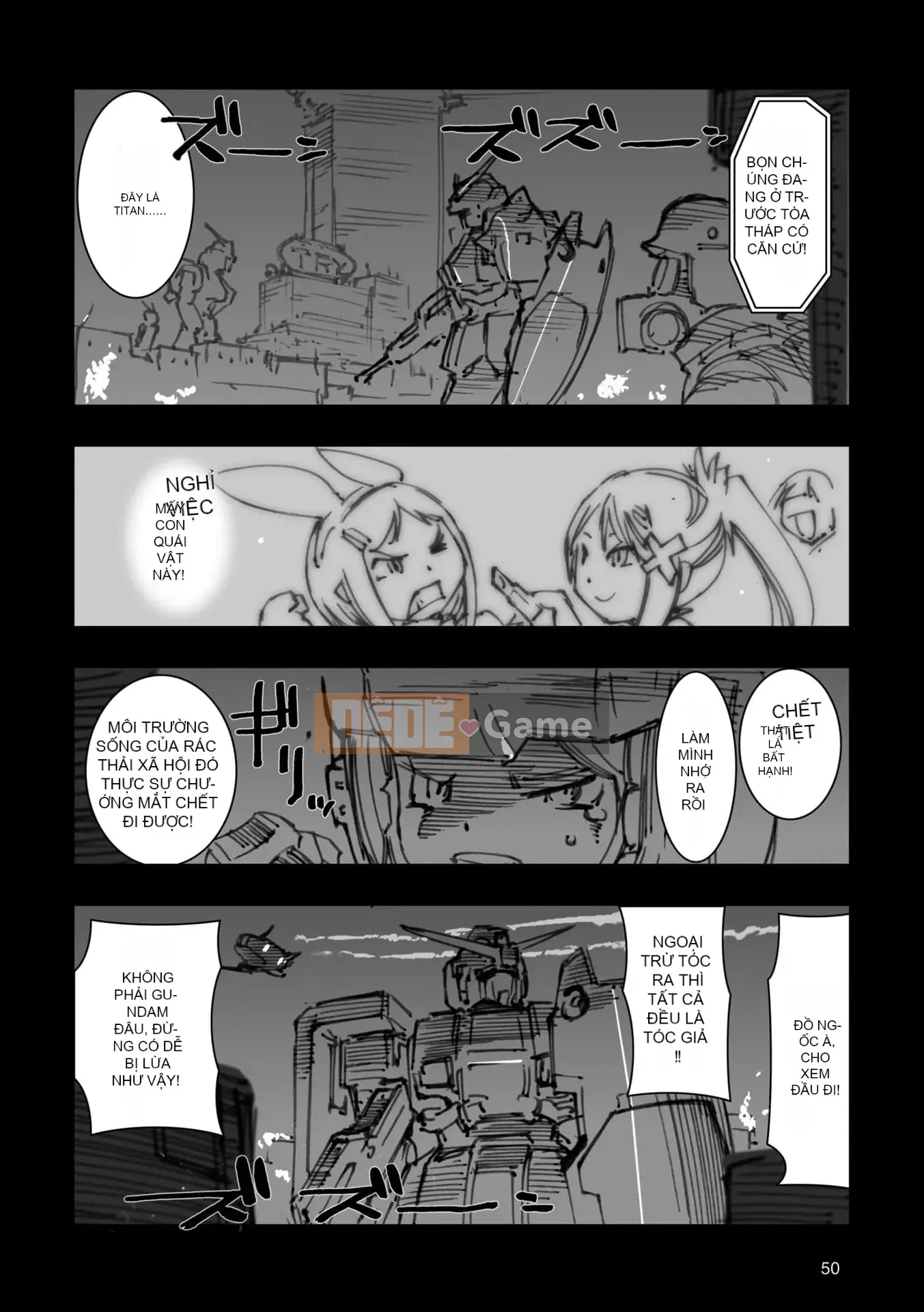 [Máy Công Trình Fujioka] A.O.Z RE-BOOT GUNDAM INLE - Black Rabbit Saw a Dream - VI (3~4)