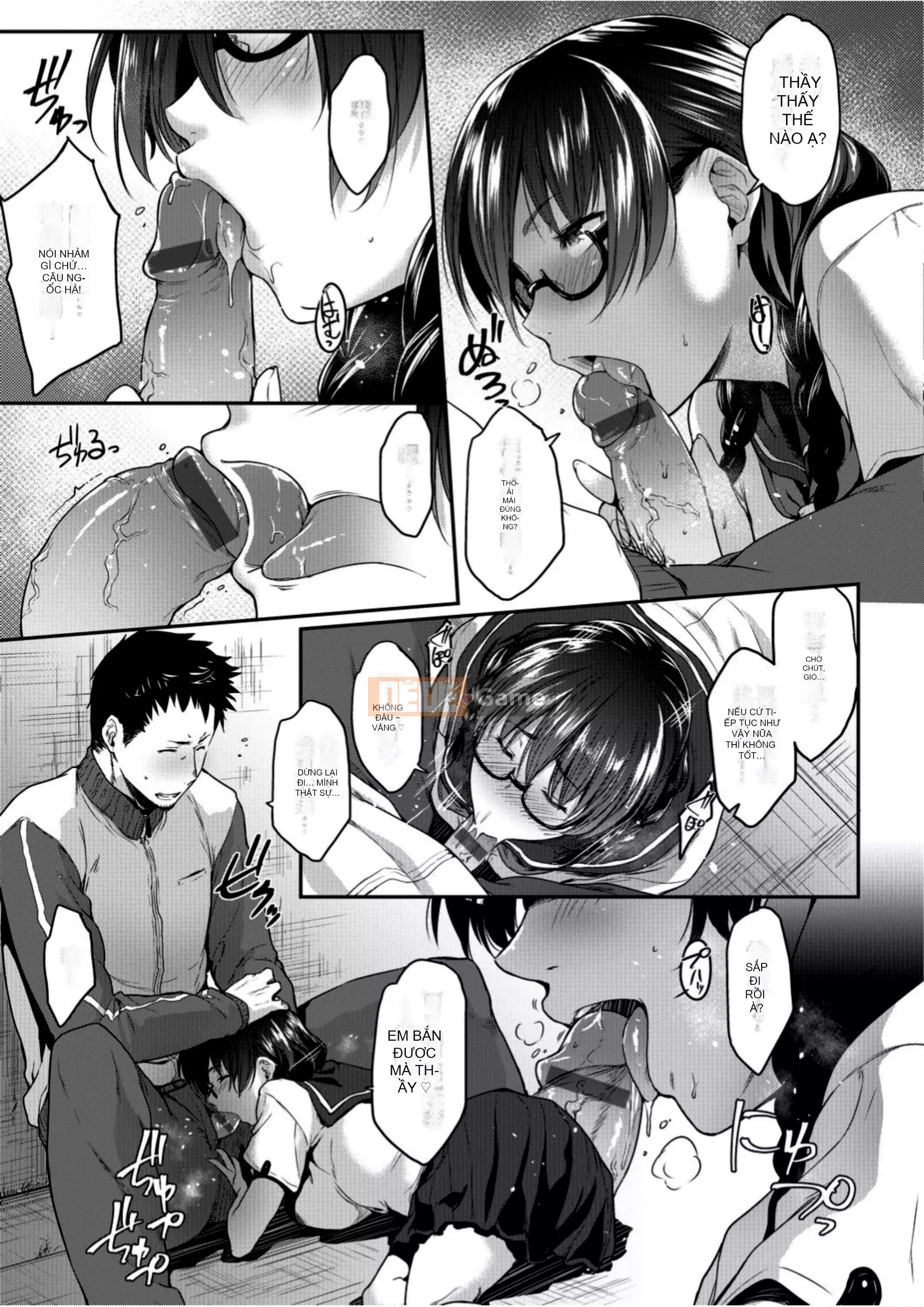 [Barun] Bộ ngực nghiêm túc và đeo kính