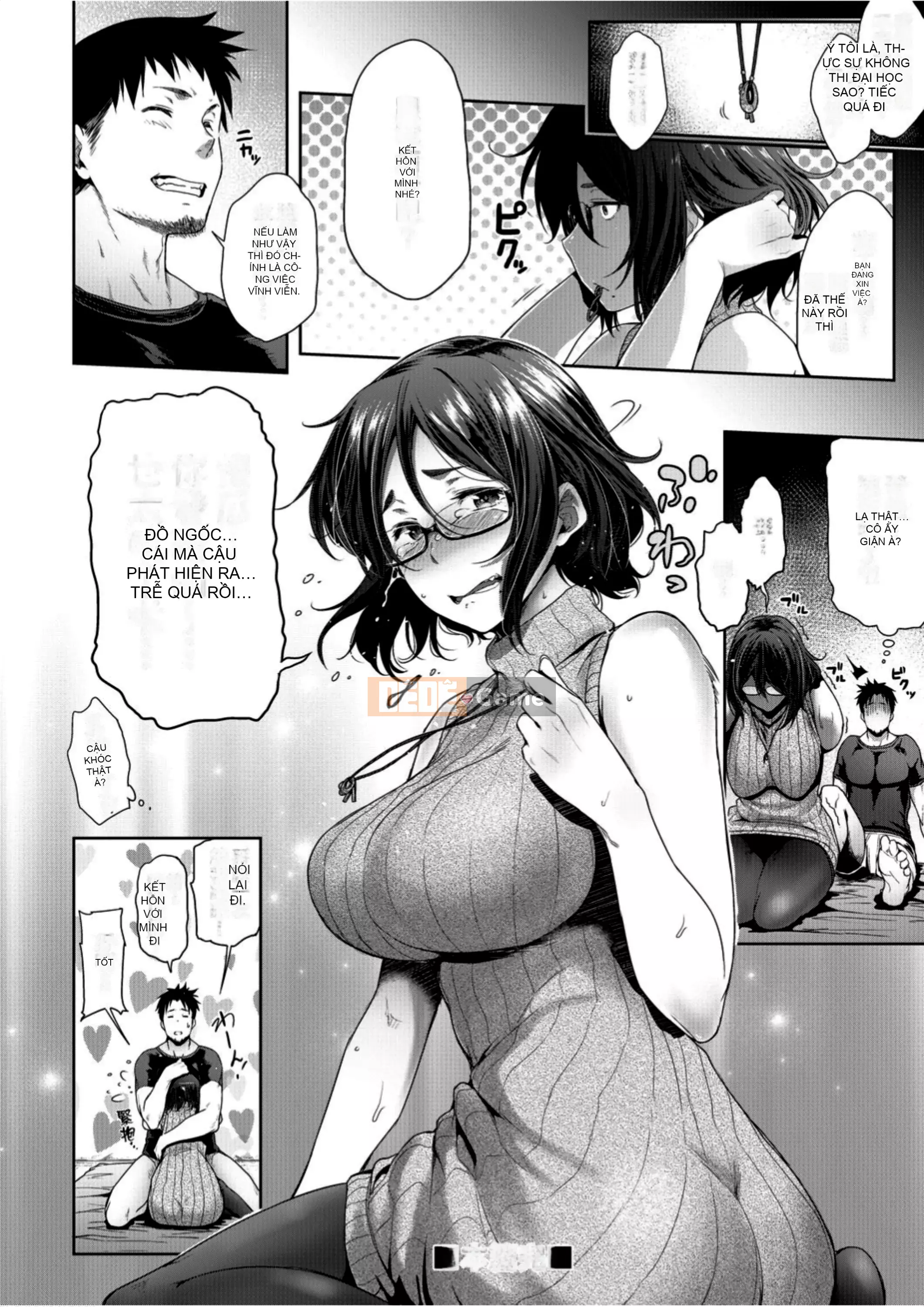 [Barun] Bộ ngực nghiêm túc và đeo kính