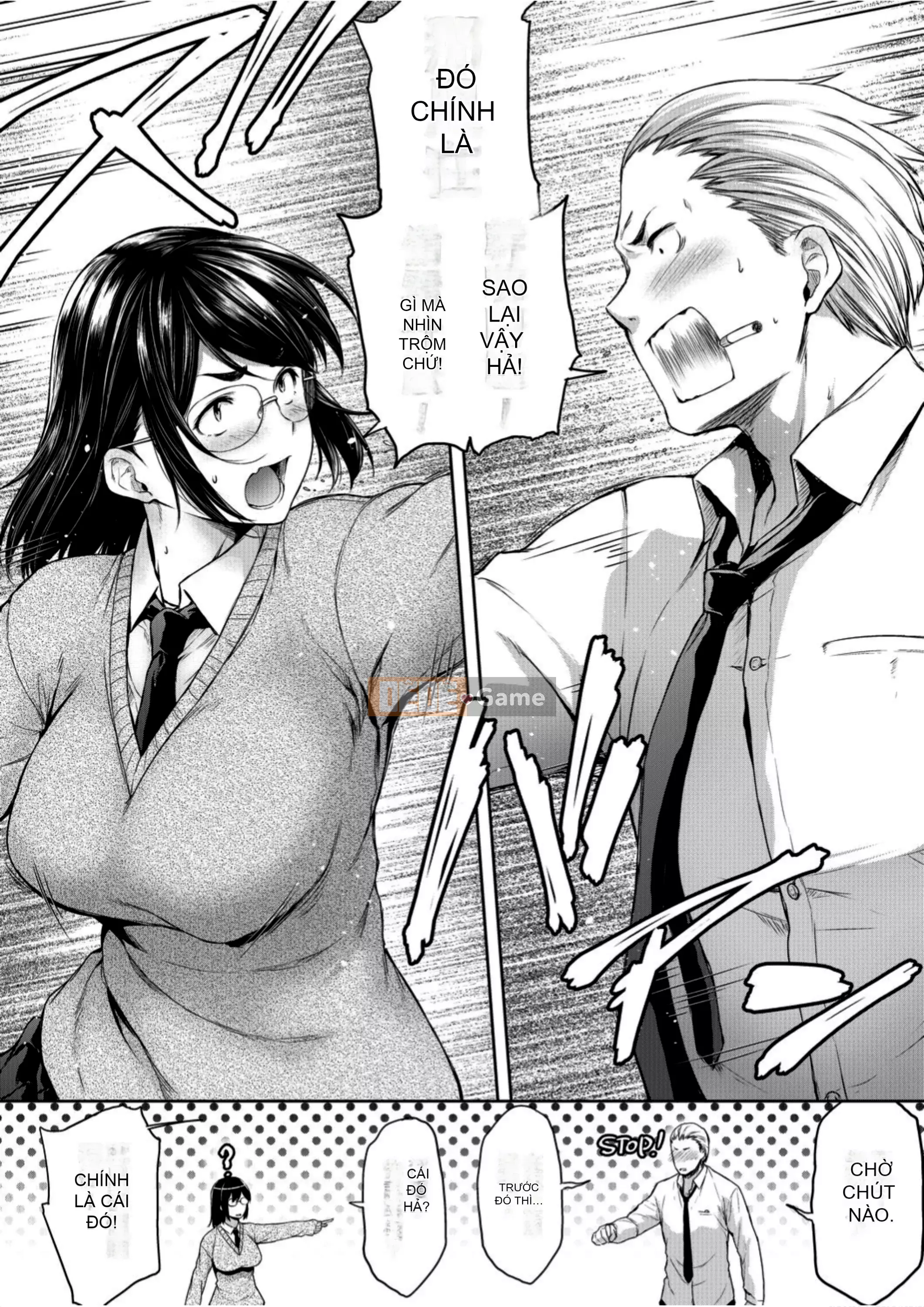 [Barun] Bộ ngực nghiêm túc và đeo kính