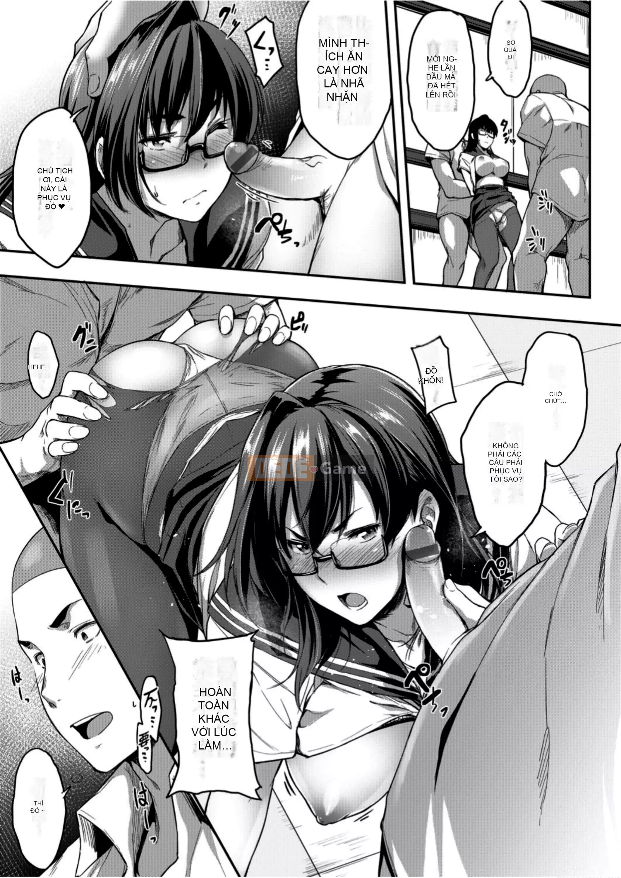 [Barun] Bộ ngực nghiêm túc và đeo kính