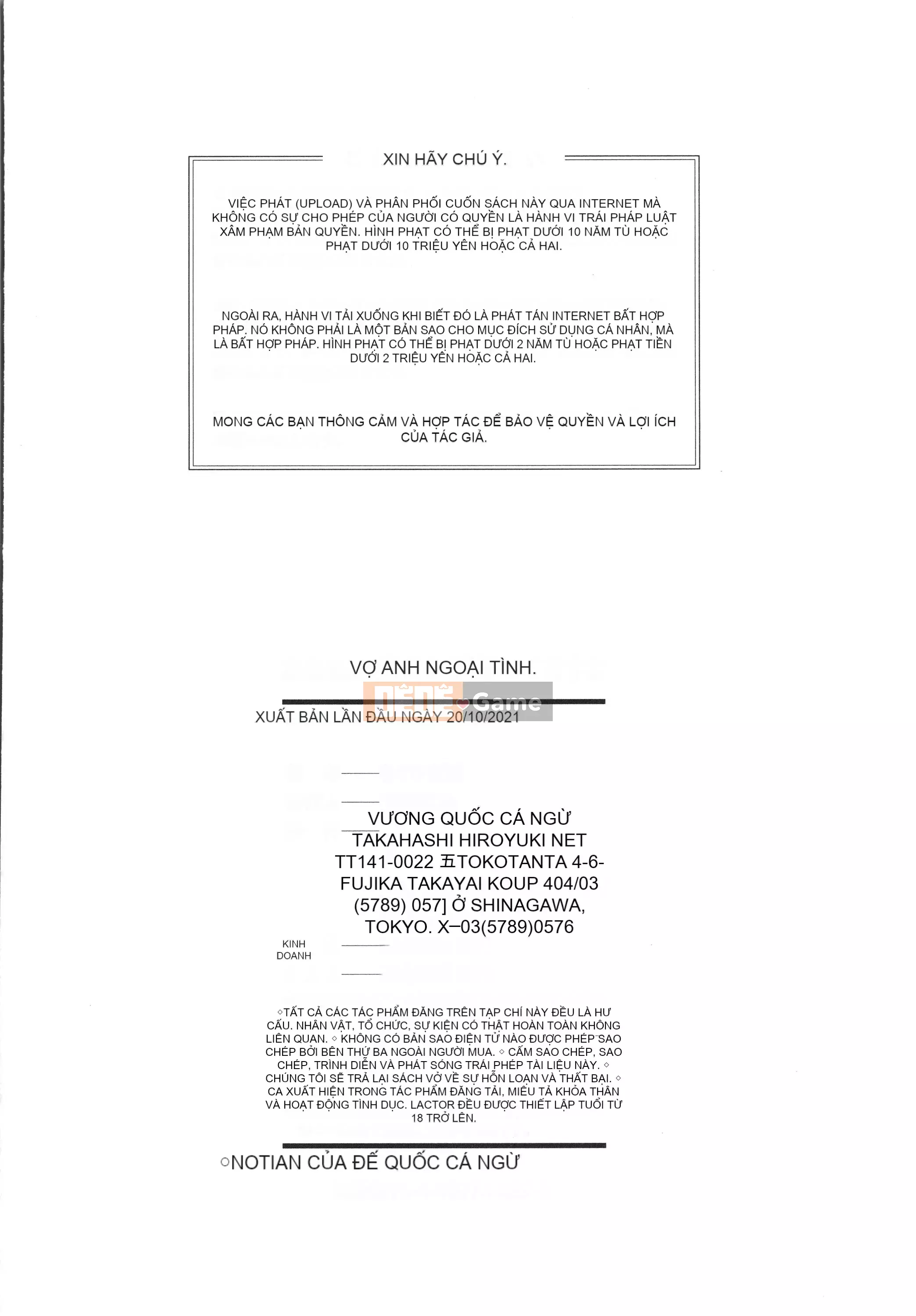 [Tuna Empire] Vợ anh ngoại tình