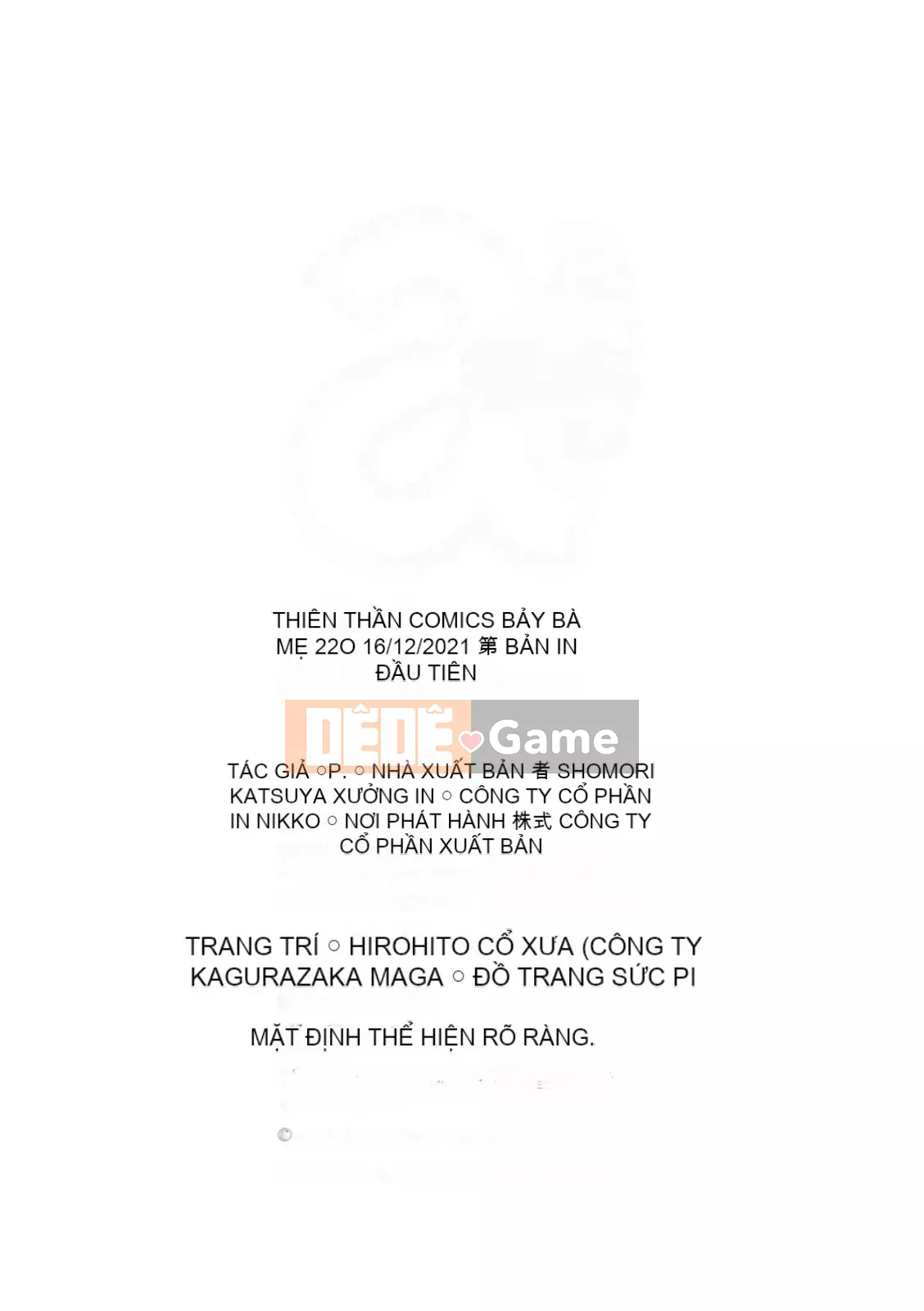 [PIero] Bảy bà mẹ [Digital]