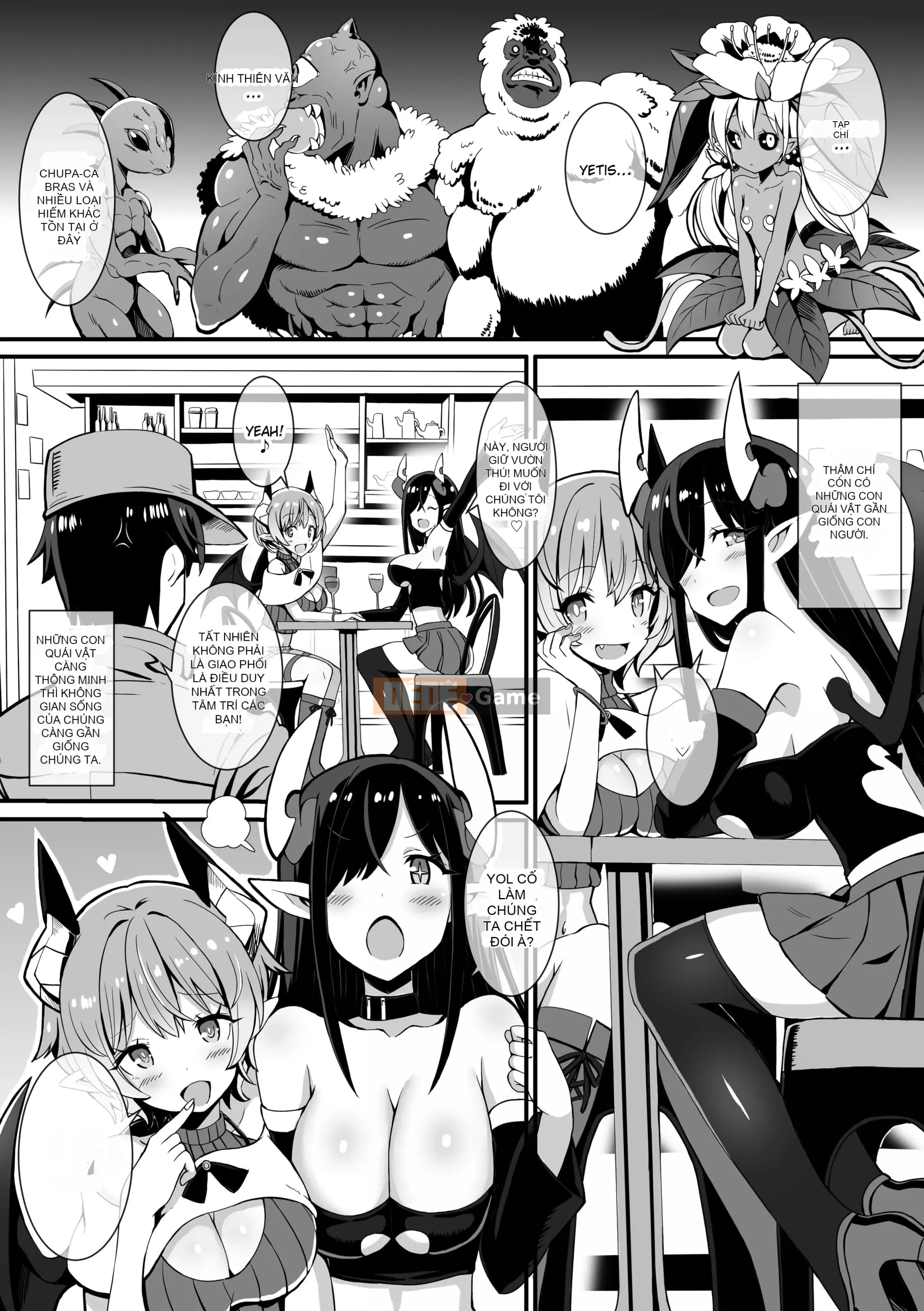 Những cô gái quái vật có nhu cầu về hạt giống