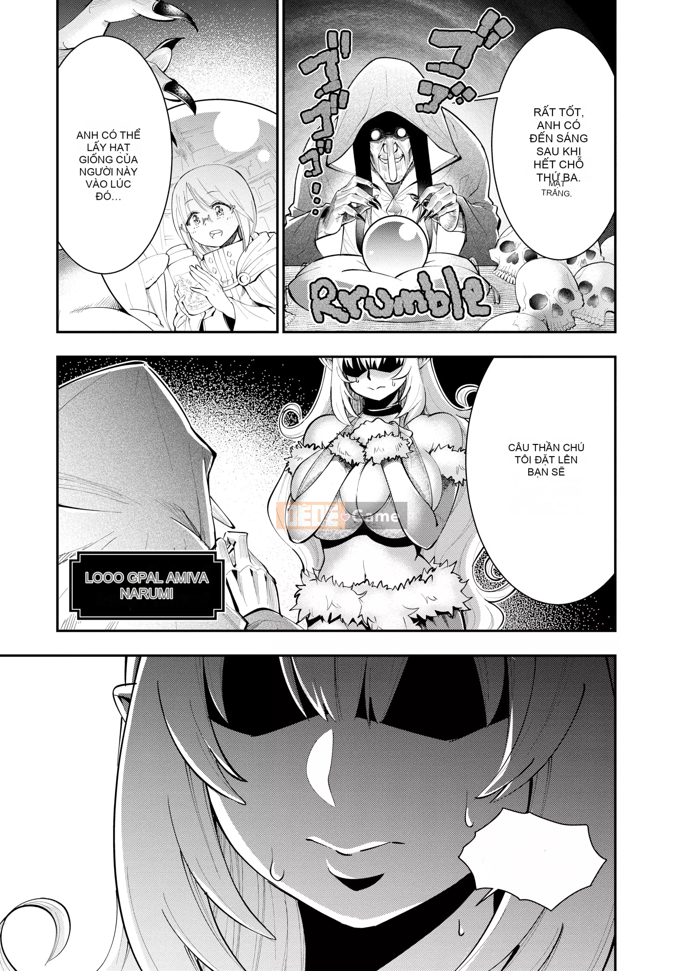 Những cô gái quái vật có nhu cầu về hạt giống