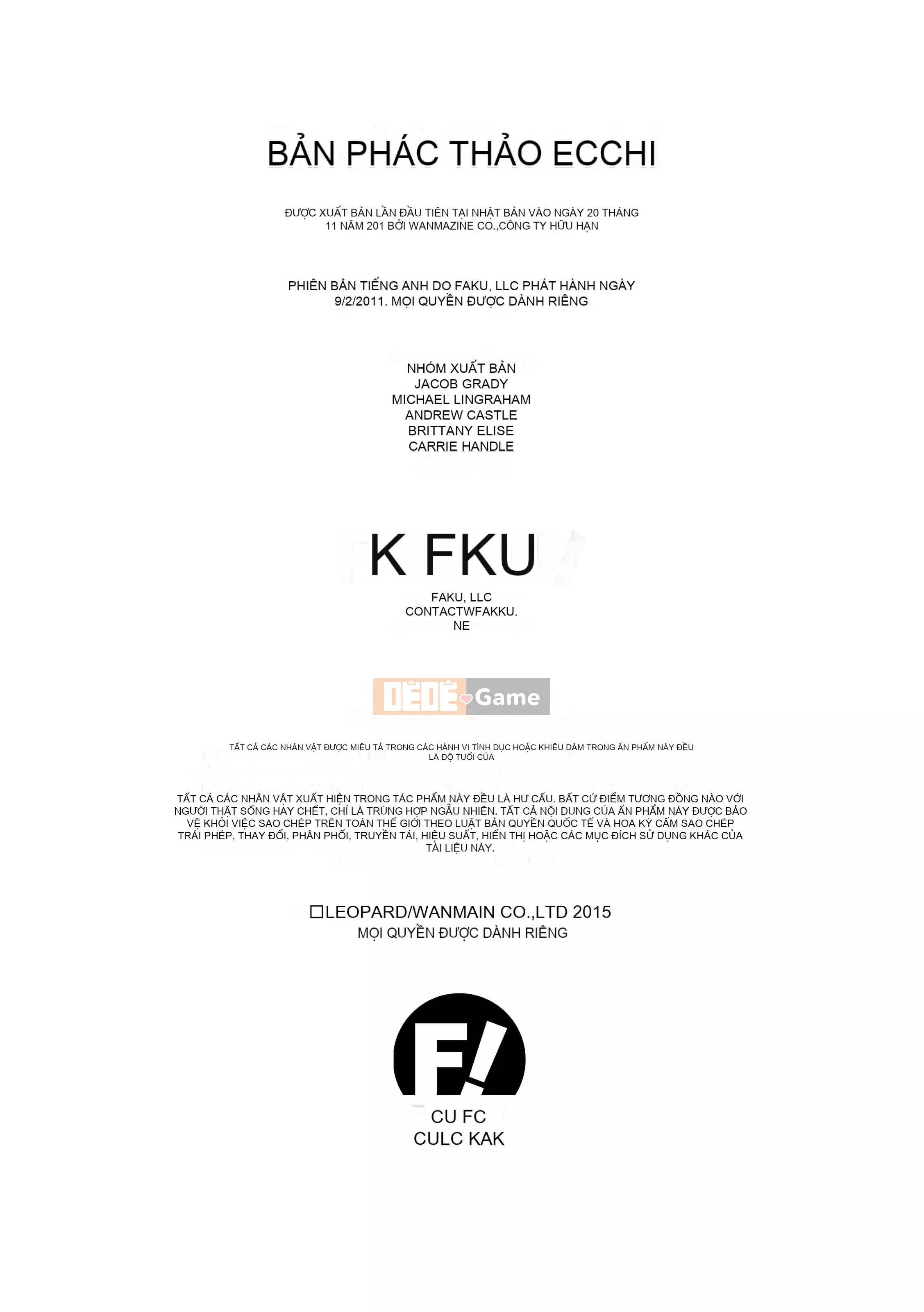 [Leopard] Bản phác thảo Ecchi!