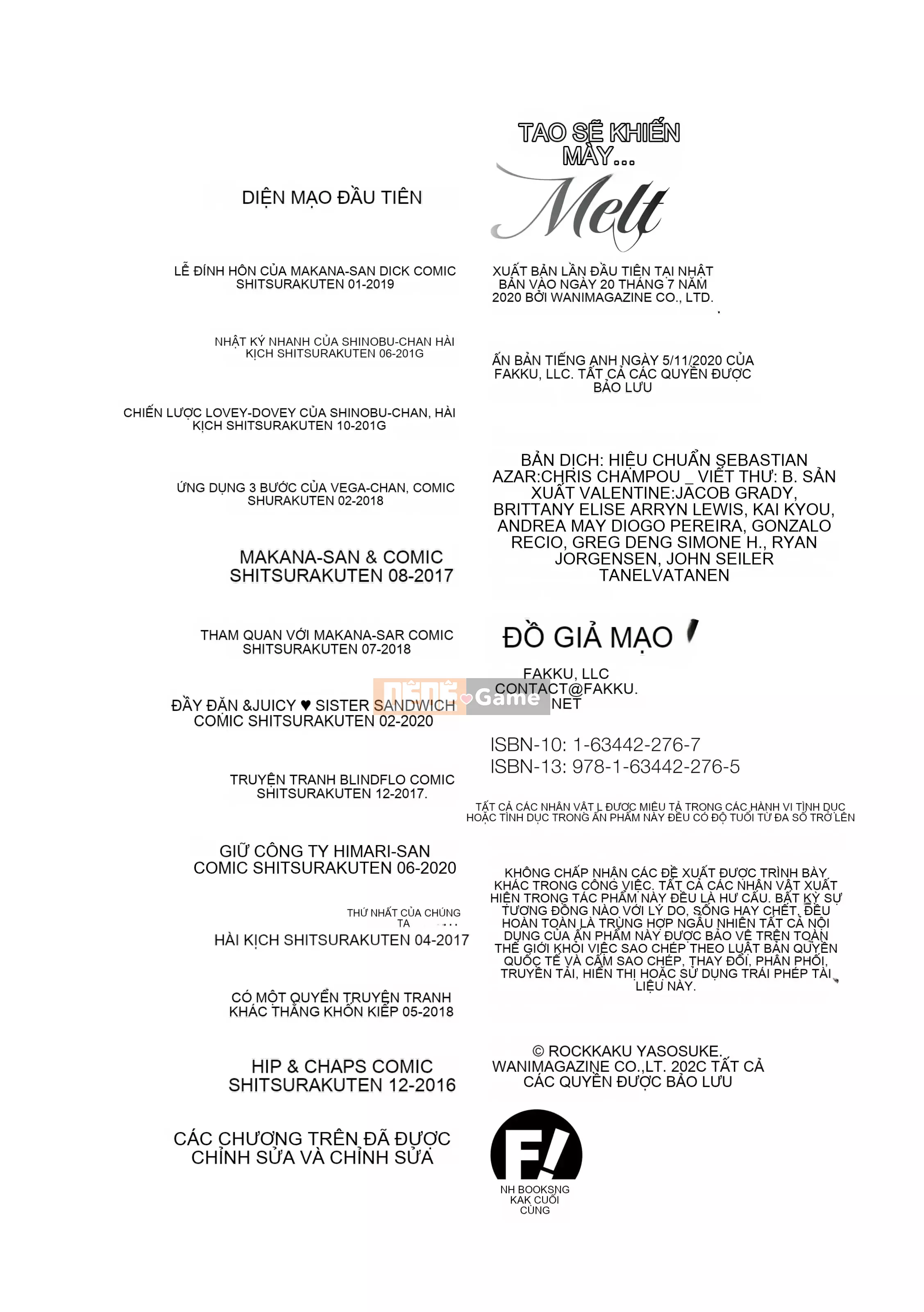 [Rokkaku Yasosuke] Tôi sẽ làm bạn tan chảy