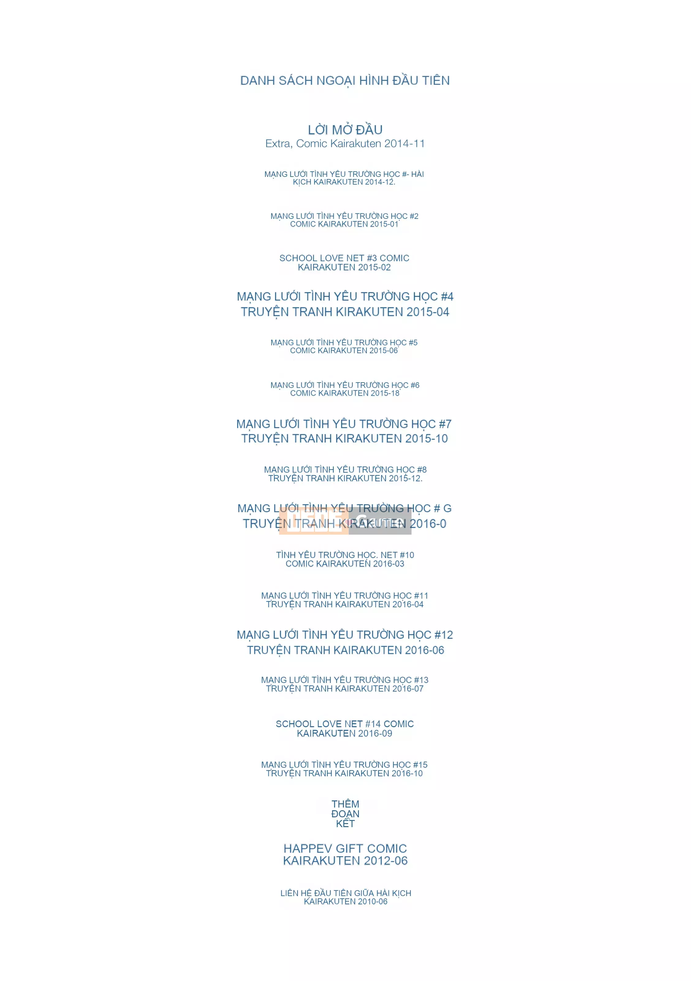 [Koume Keito] Mạng lưới tình yêu học đường