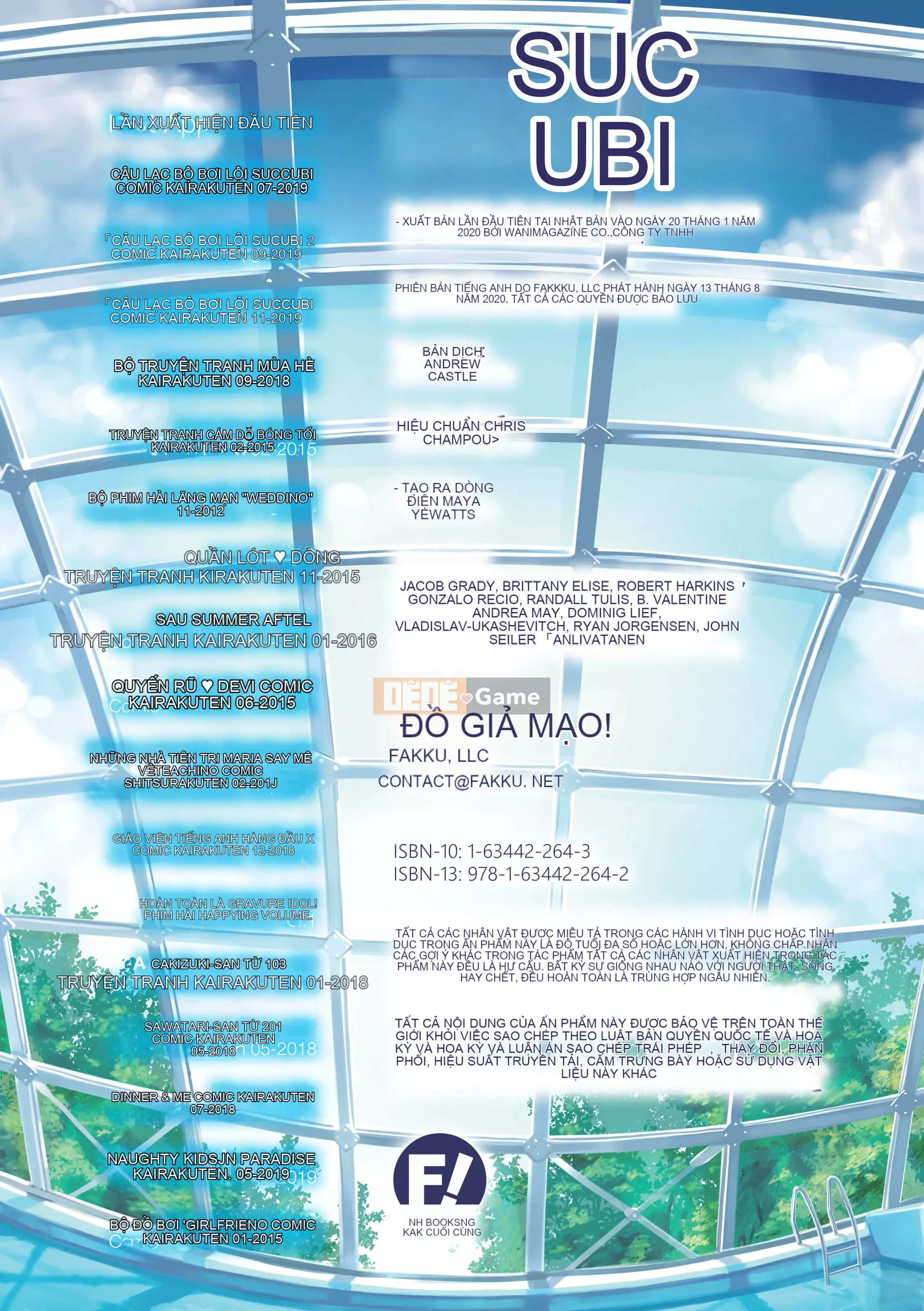 [Bosshi] Câu lạc bộ bơi lội Succubi