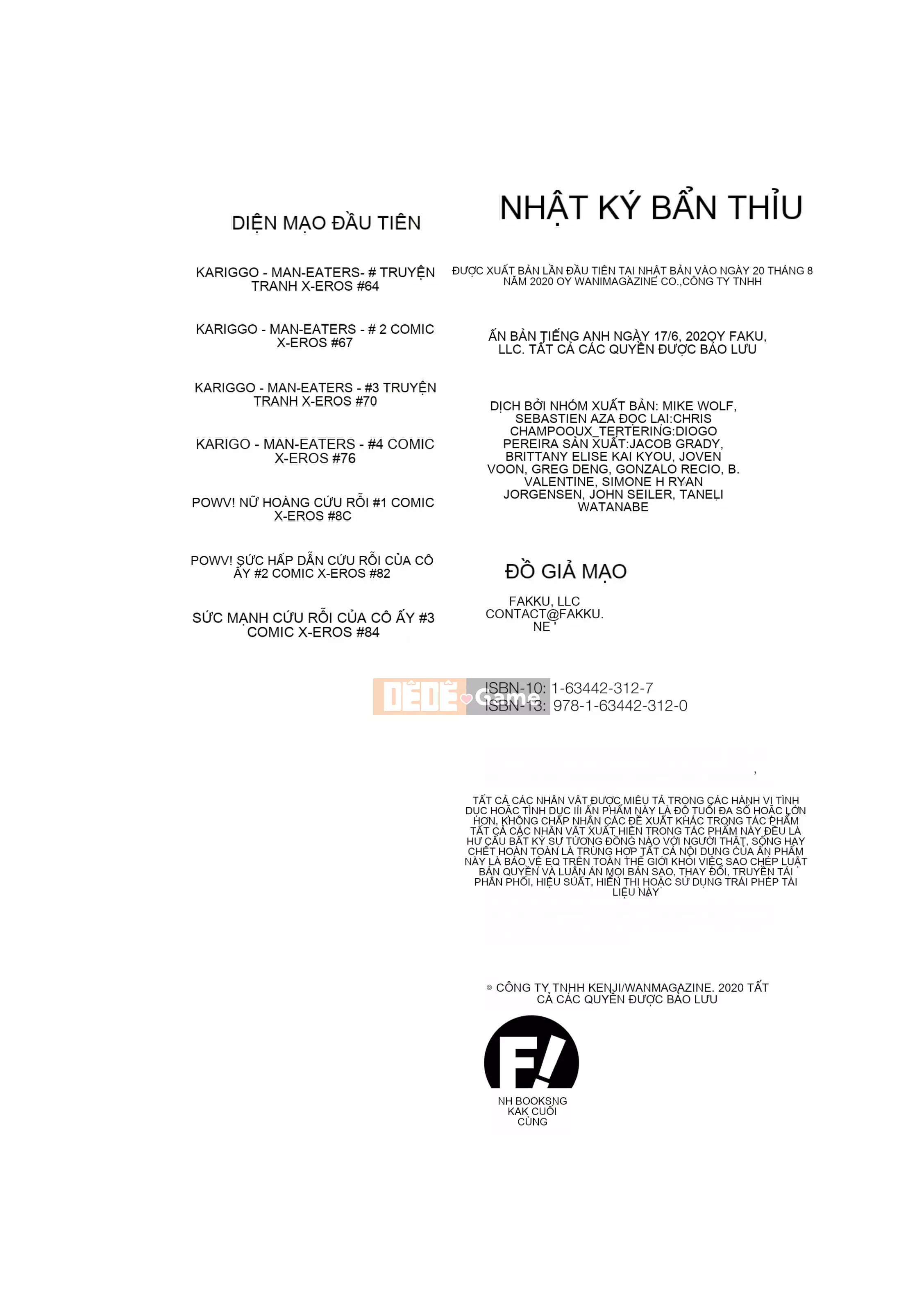 [Kenji] Nhật Ký Bẩn thỉu