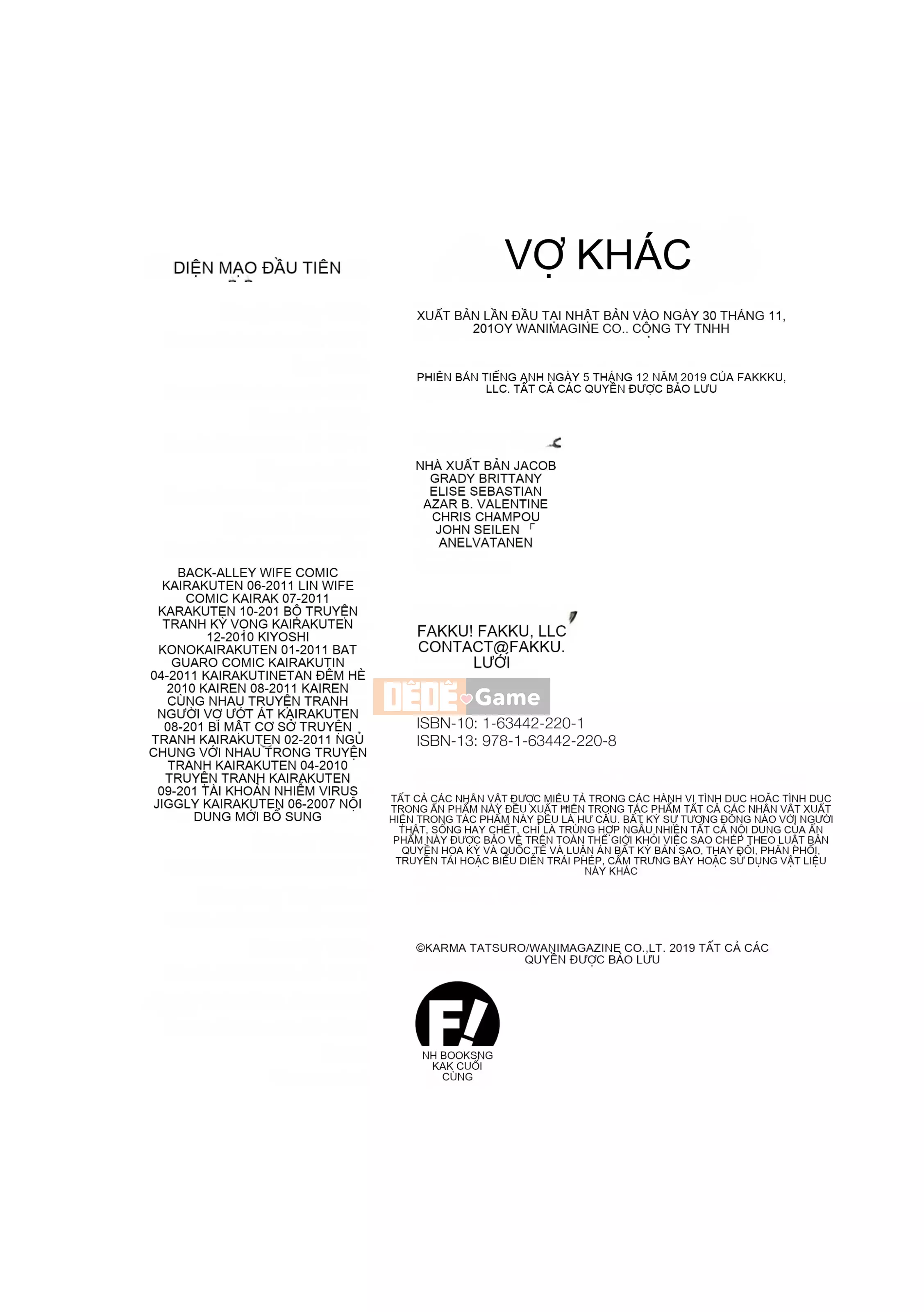 [Karma Tatsuro] Vợ của người khác