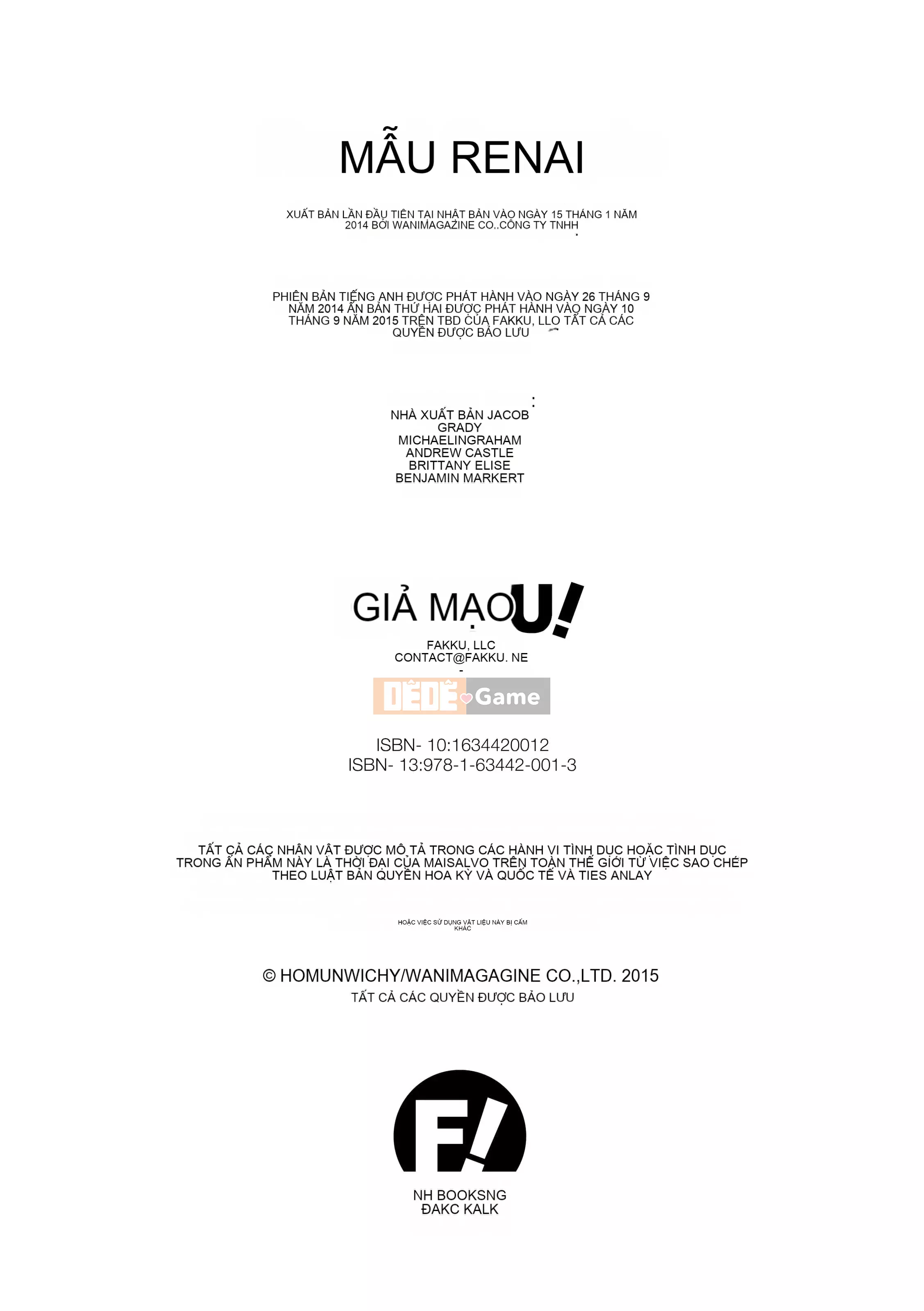 [Homunculus] Renai Mẫu