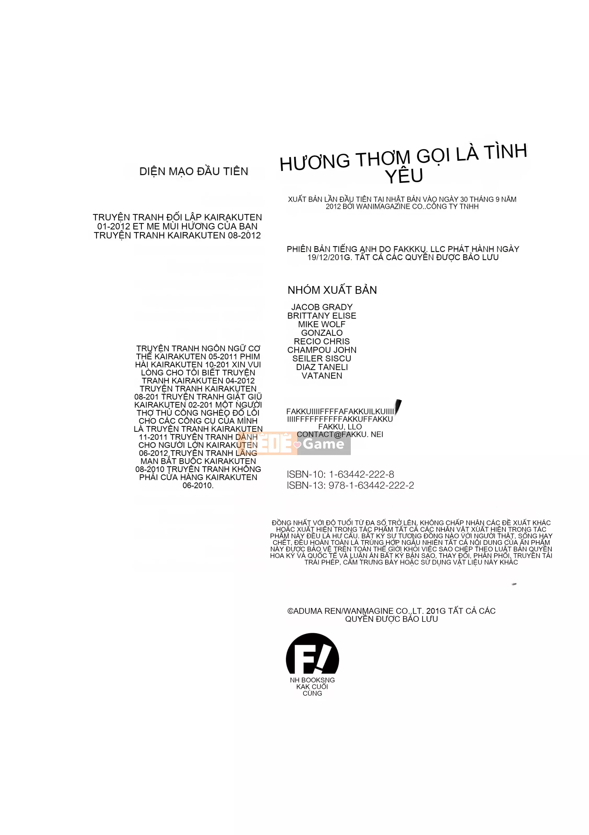 [Aduma Ren] Hương thơm mang tên tình yêu[Không chỉnh sửa]