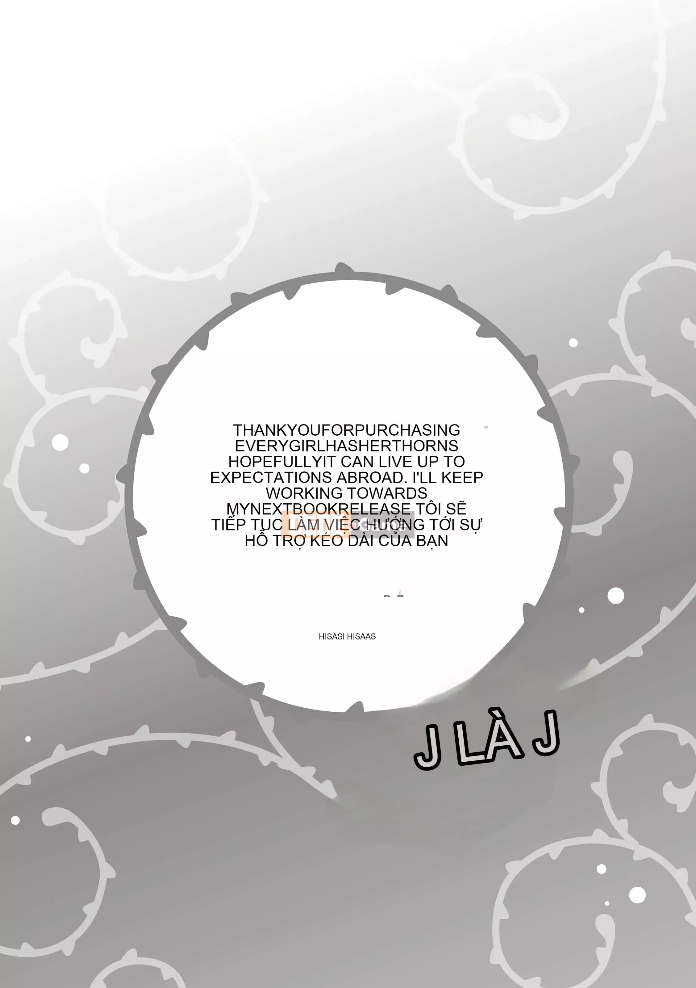 [Hisasi] Mỗi cô gái đều có gai của mình