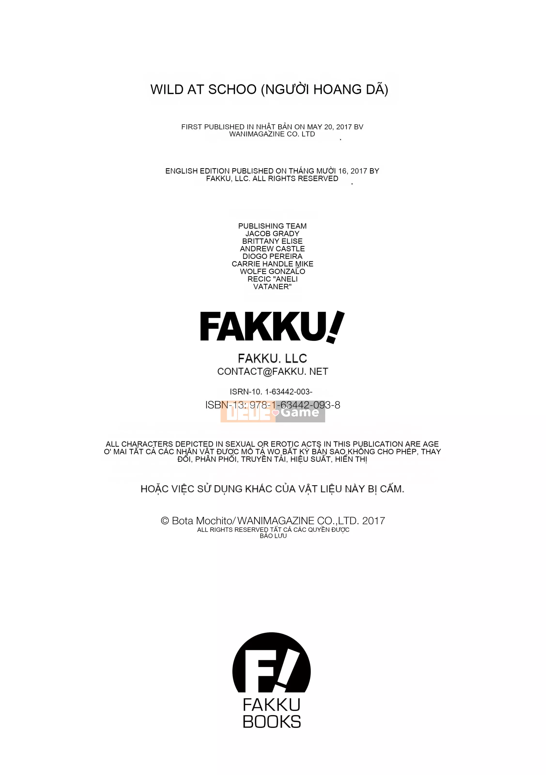 [Bota Mochito] Hoang dã ở trường học