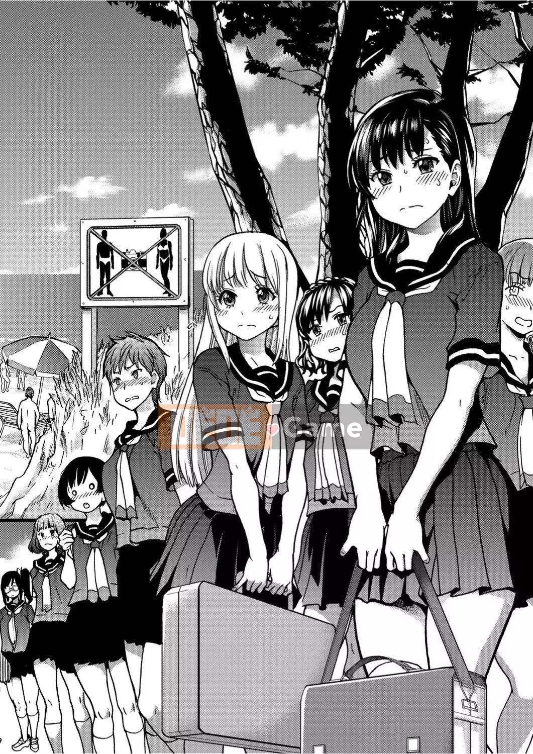 [Shiwasu no Okina] Trong chuyến dã ngoại của trường đến một bãi biển khỏa thân!!