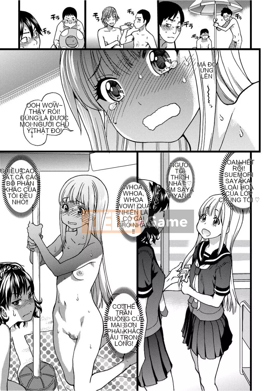 [Shiwasu no Okina] Trong chuyến dã ngoại của trường đến một bãi biển khỏa thân!!