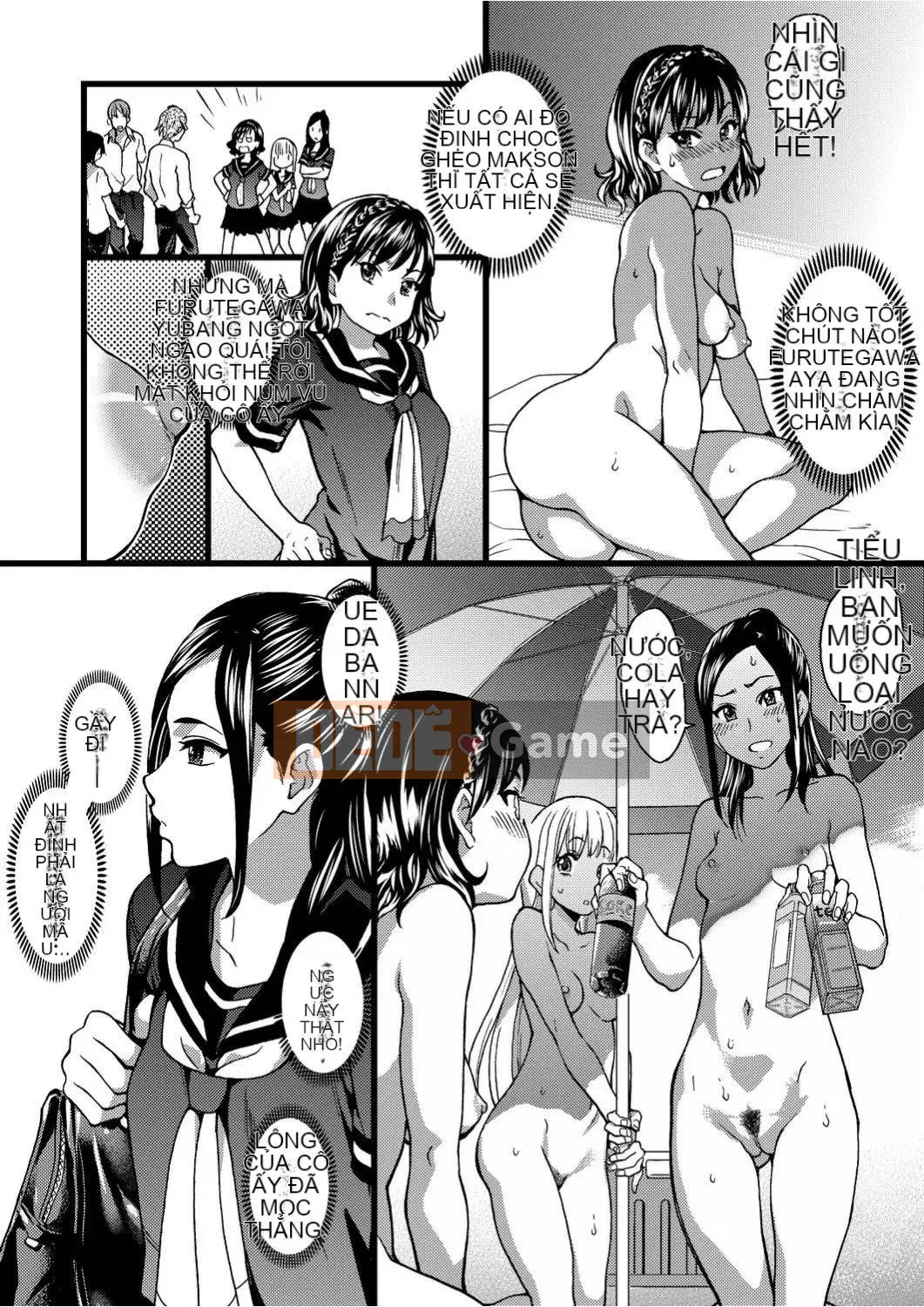 [Shiwasu no Okina] Trong chuyến dã ngoại của trường đến một bãi biển khỏa thân!!