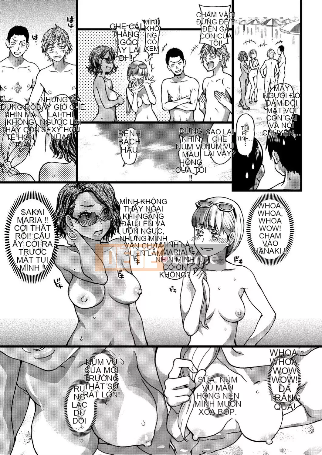 [Shiwasu no Okina] Trong chuyến dã ngoại của trường đến một bãi biển khỏa thân!!