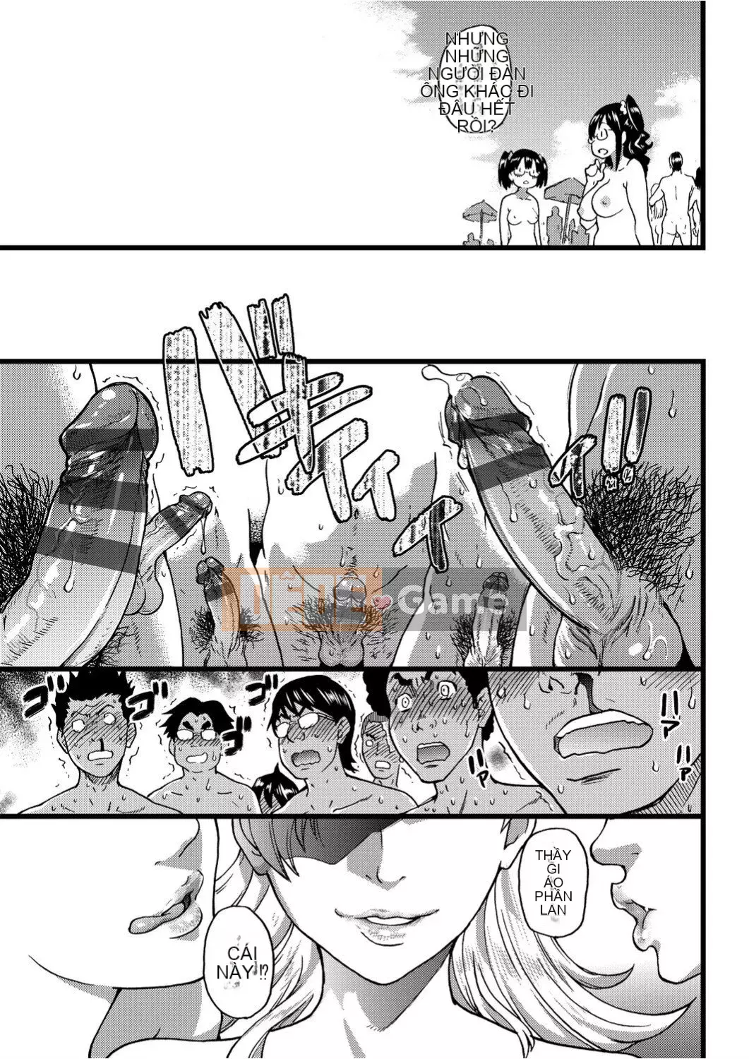 [Shiwasu no Okina] Trong chuyến dã ngoại của trường đến một bãi biển khỏa thân!!