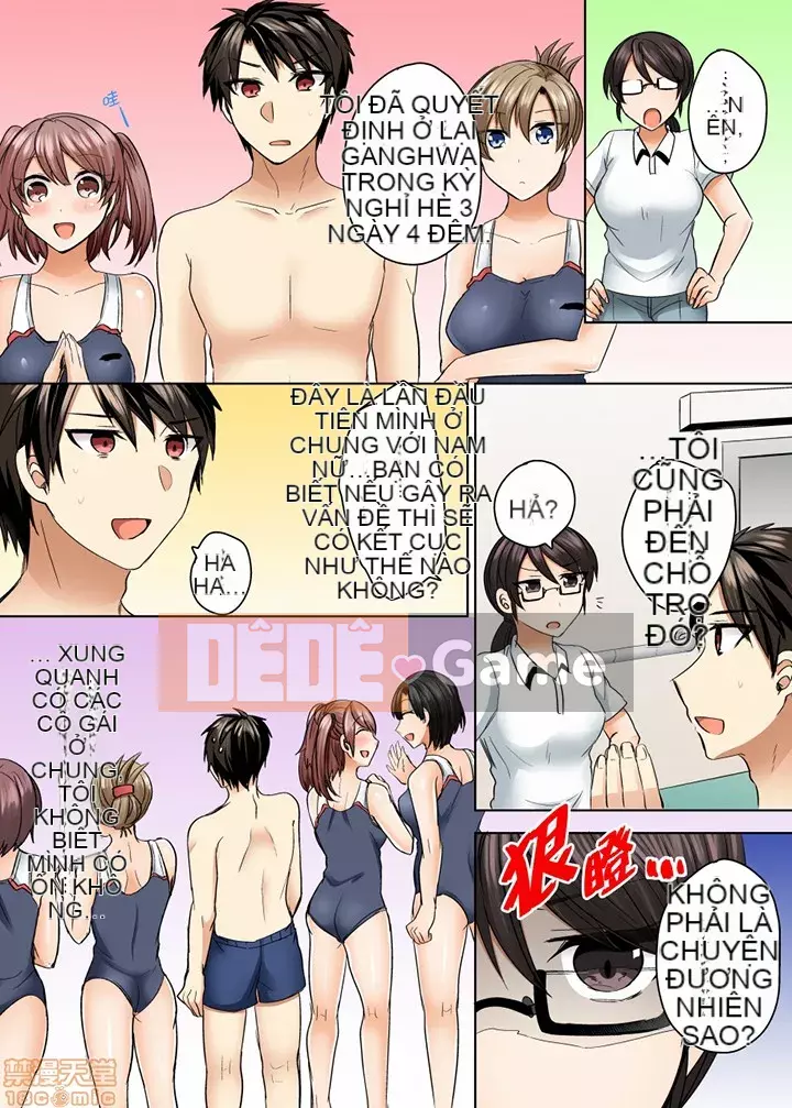 [Kinman Hankagumi] Shogota] Đồ bơi của tôi không đúng chỗ...Tôi đang mặc nó vào!