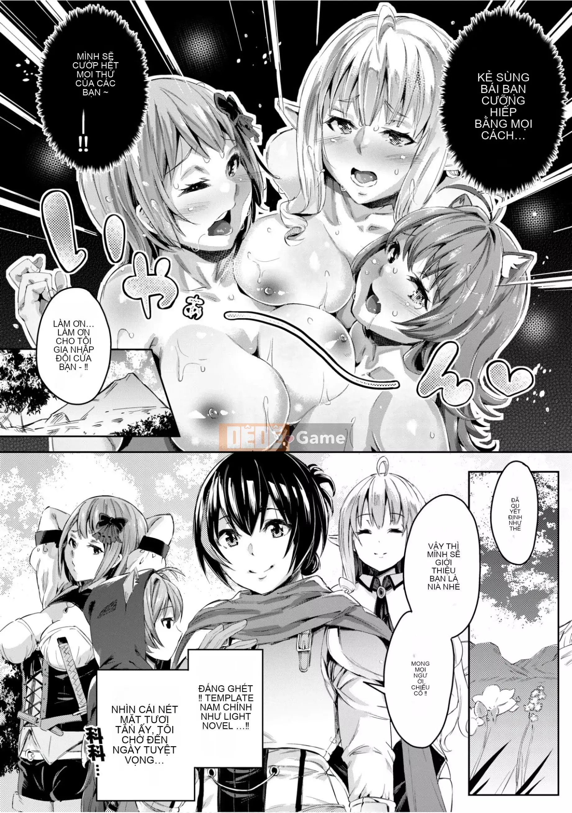 [Cơm không cần vo] Một người đàn ông trong phòng trẻ em chuyển đến một thế giới khác đã biến tất cả các nữ tín đồ của anh hùng nổi tiếng thành nô lệ.