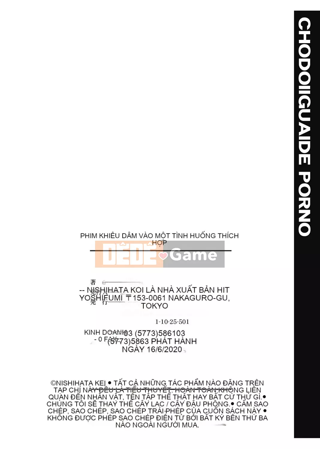 [Nishihata Kei] Phim khiêu dâm vừa phải