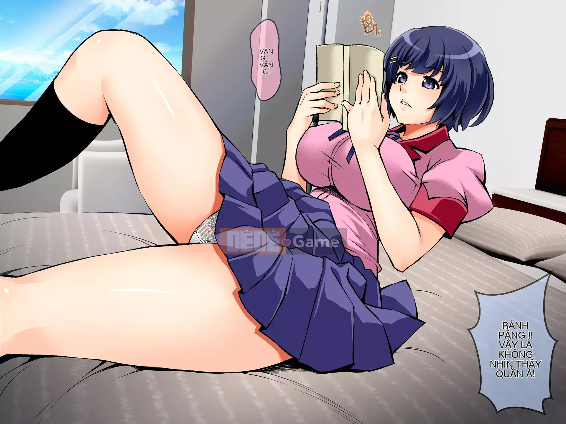 Cô gái ở hành lang