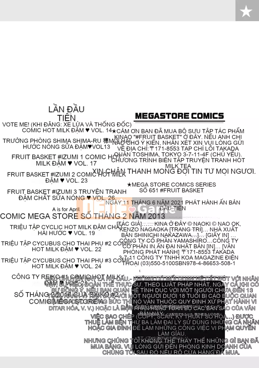 [Kokonoki Nao] #Giỏ trái cây [Kỹ thuật số]