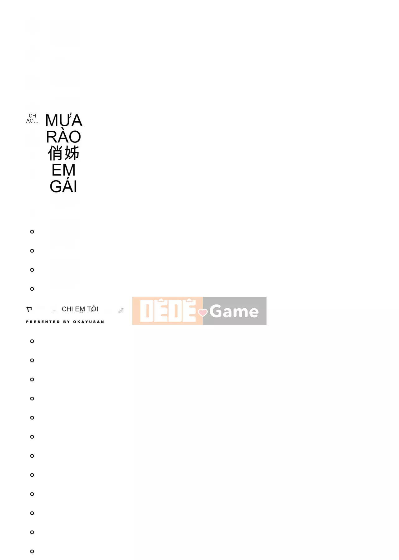 [ Okayu-san ] Yatt Sisters Dịch mây che mưa Chị gái