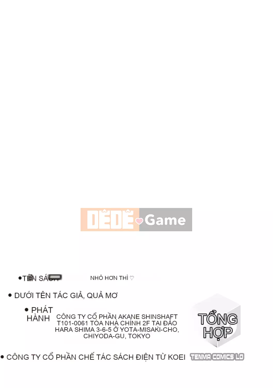 [Kinomoto An] Small Hou ga Ecchi Desho♡ [Kỹ thuật số]