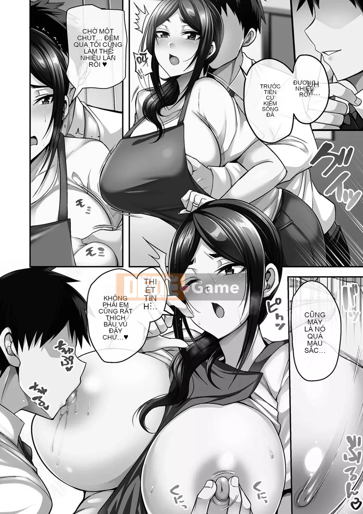 [Tamashii no Ekiga X Shinbashitsuki Hakujigogosha] (Truyện tranh cao cấp) [Nishida Megane] Bakunyuu Tsuma no Inshinami [Kỹ thuật số]