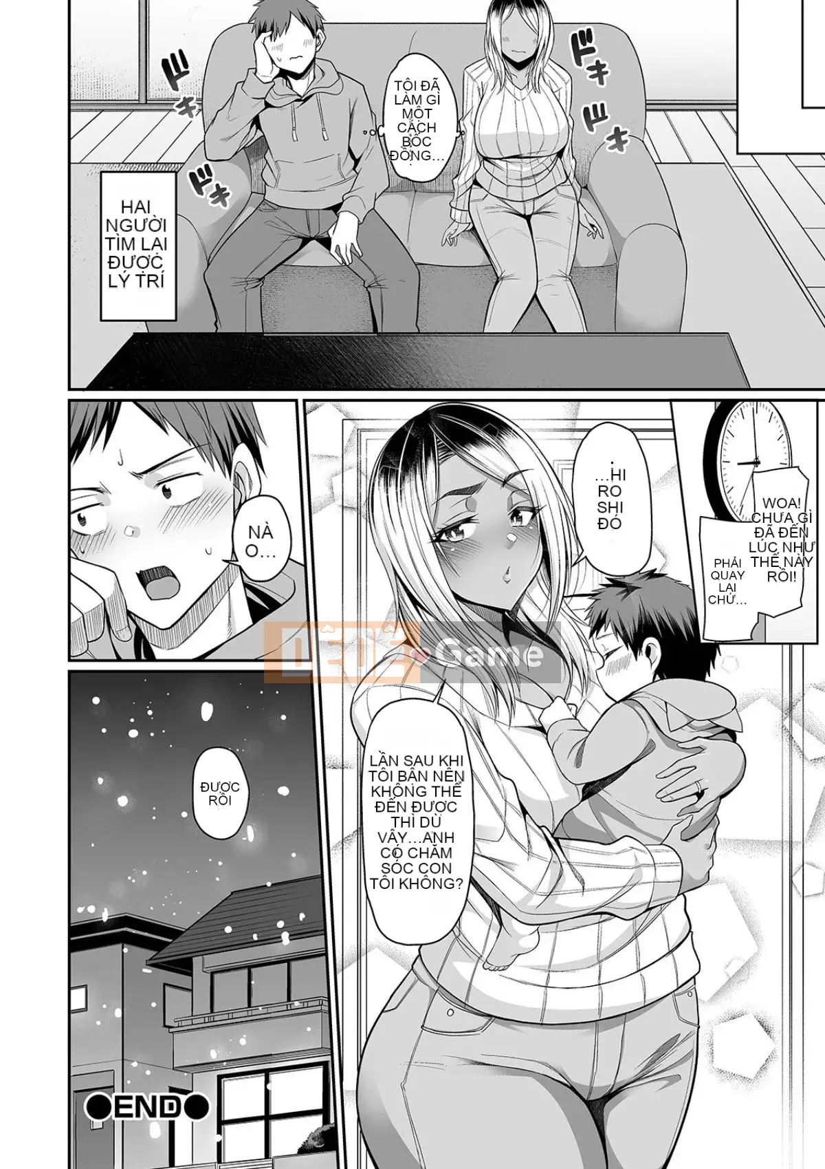 [Tamashii no Ekiga X Shinbashitsuki Hakujigogosha] (Truyện tranh cao cấp) [Nishida Megane] Bakunyuu Tsuma no Inshinami [Kỹ thuật số]