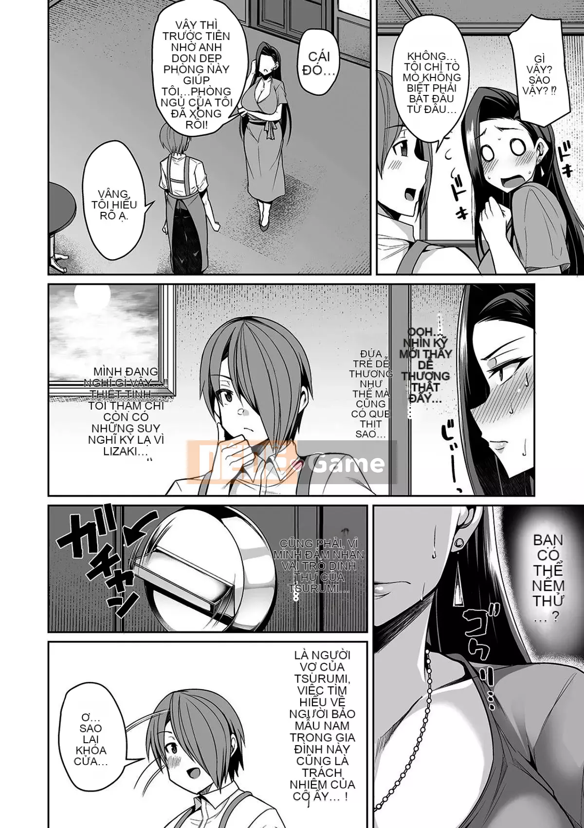 [Tamashii no Ekiga X Shinbashitsuki Hakujigogosha] (Truyện tranh cao cấp) [Nishida Megane] Bakunyuu Tsuma no Inshinami [Kỹ thuật số]