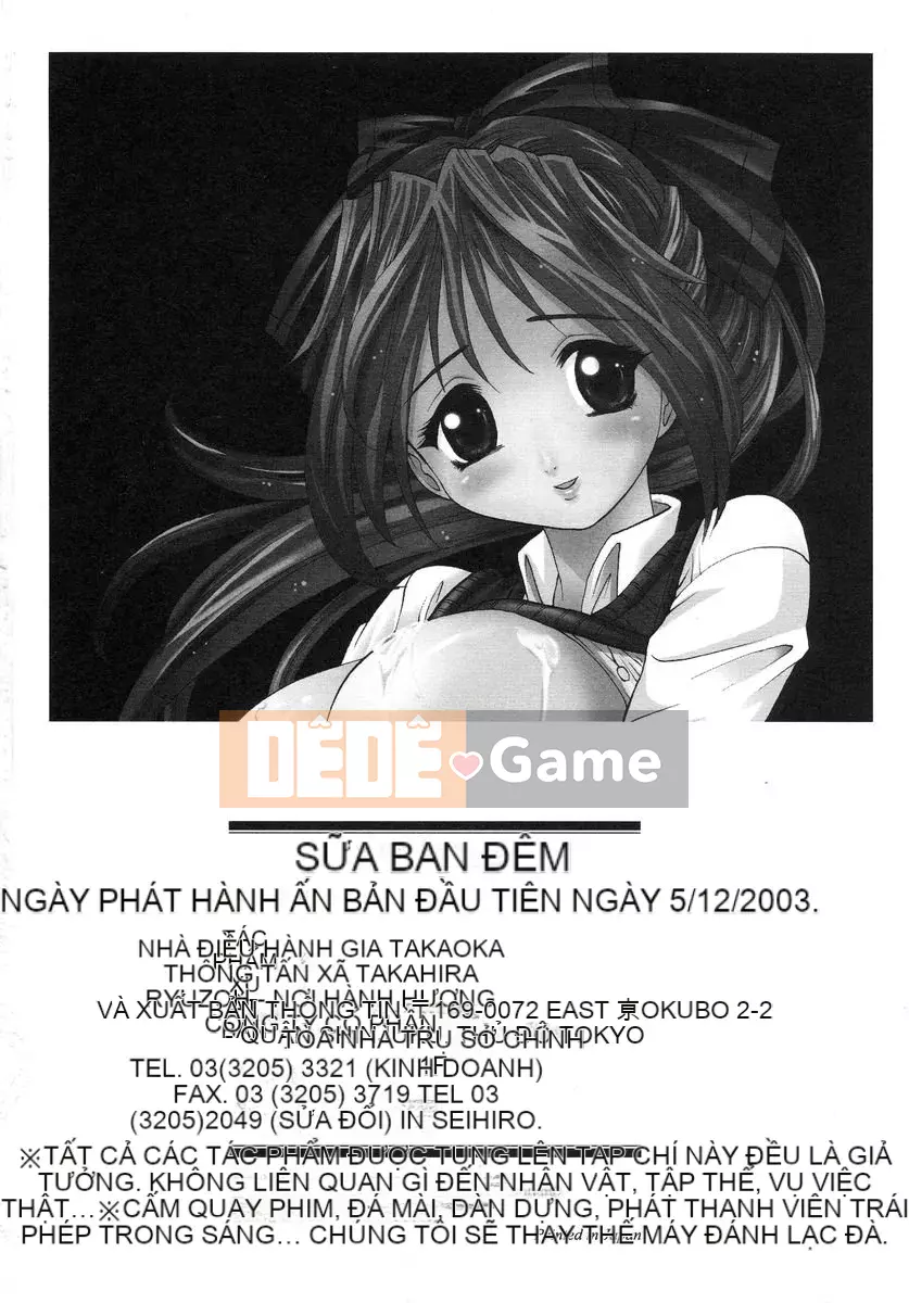 [Takaoka Motofumi] Sữa đêm