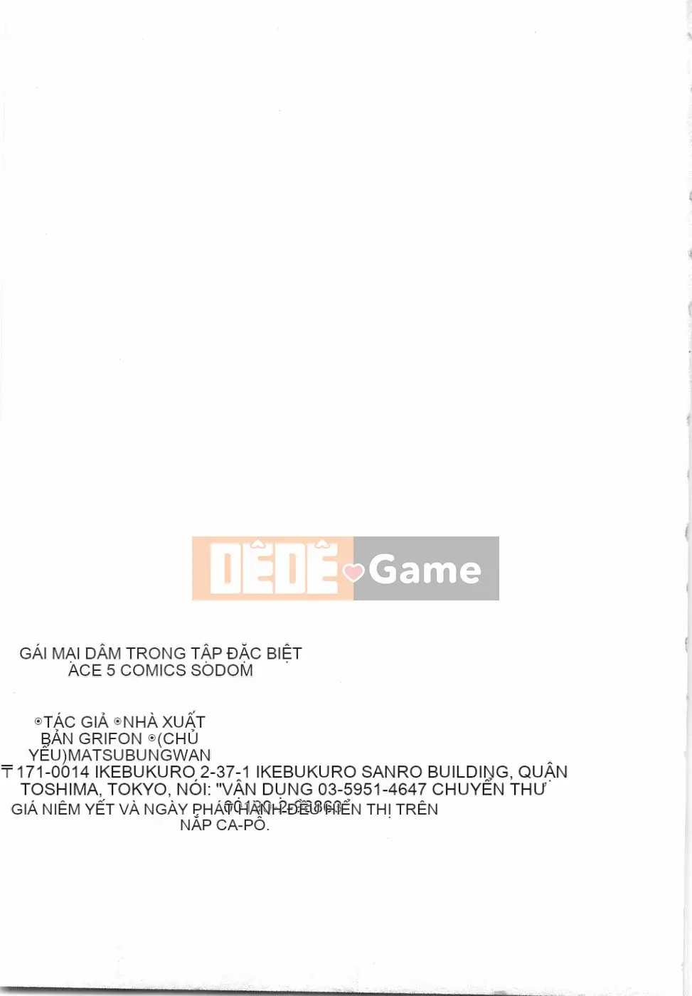 [GRIFON] Gái mại dâm của Sodom