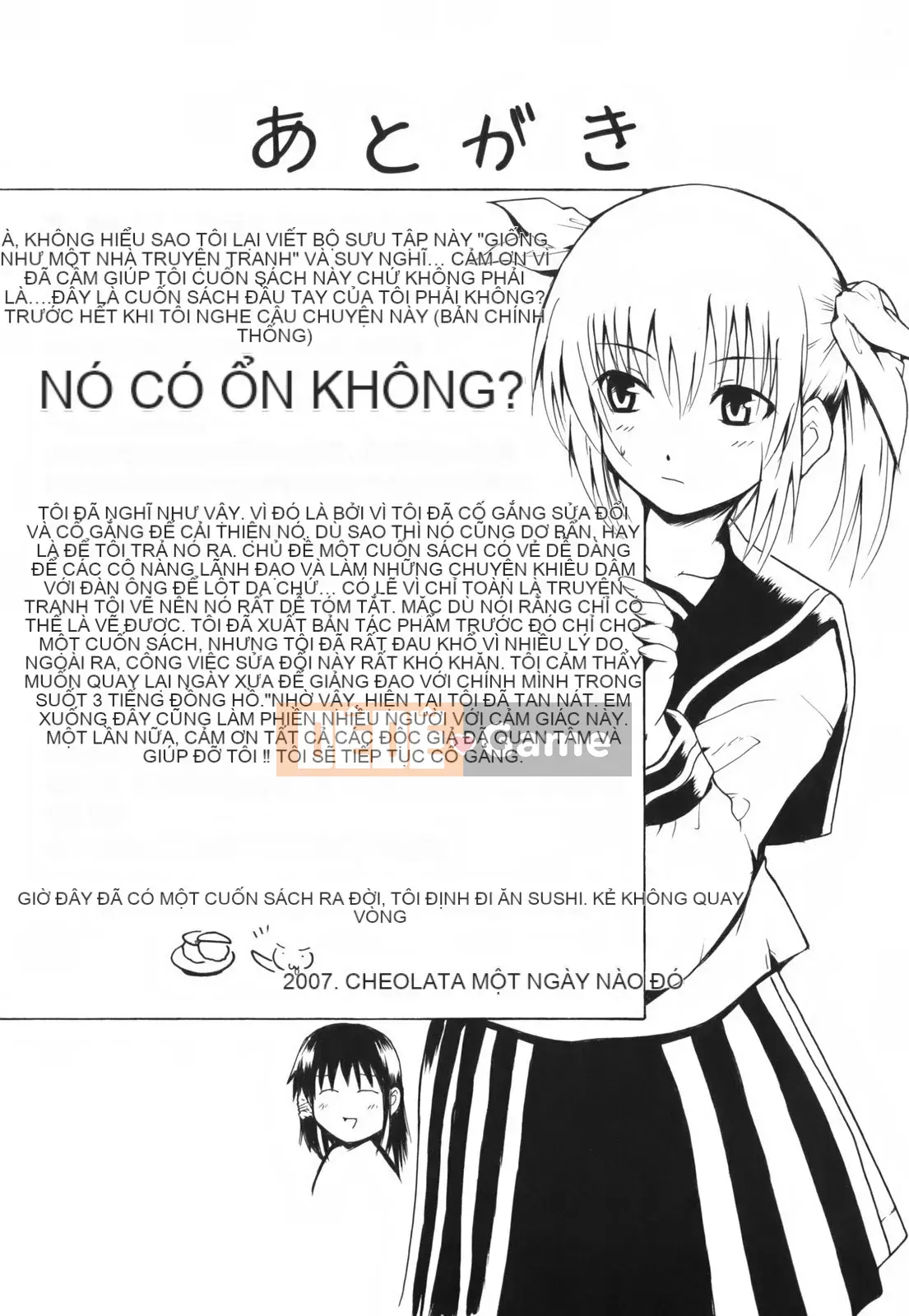 [Chiba Tetsutaro] Tôi sẽ ôm bạn!