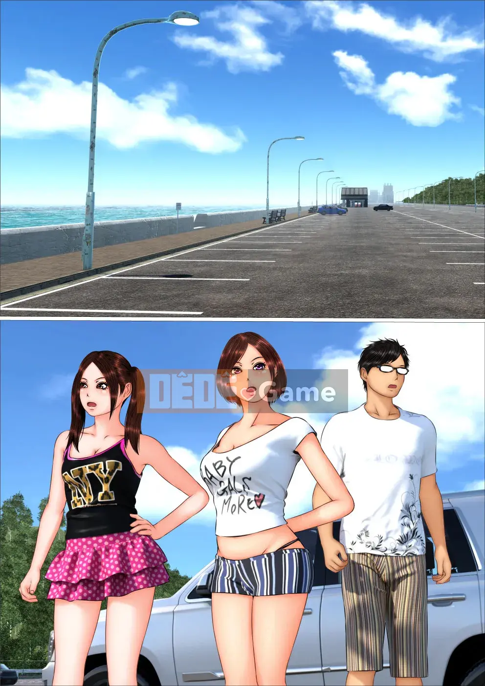 [IronSugar 'Iron Sugar'] Tôi đã mất trinh khi cùng chị gyaru đi du lịch biển