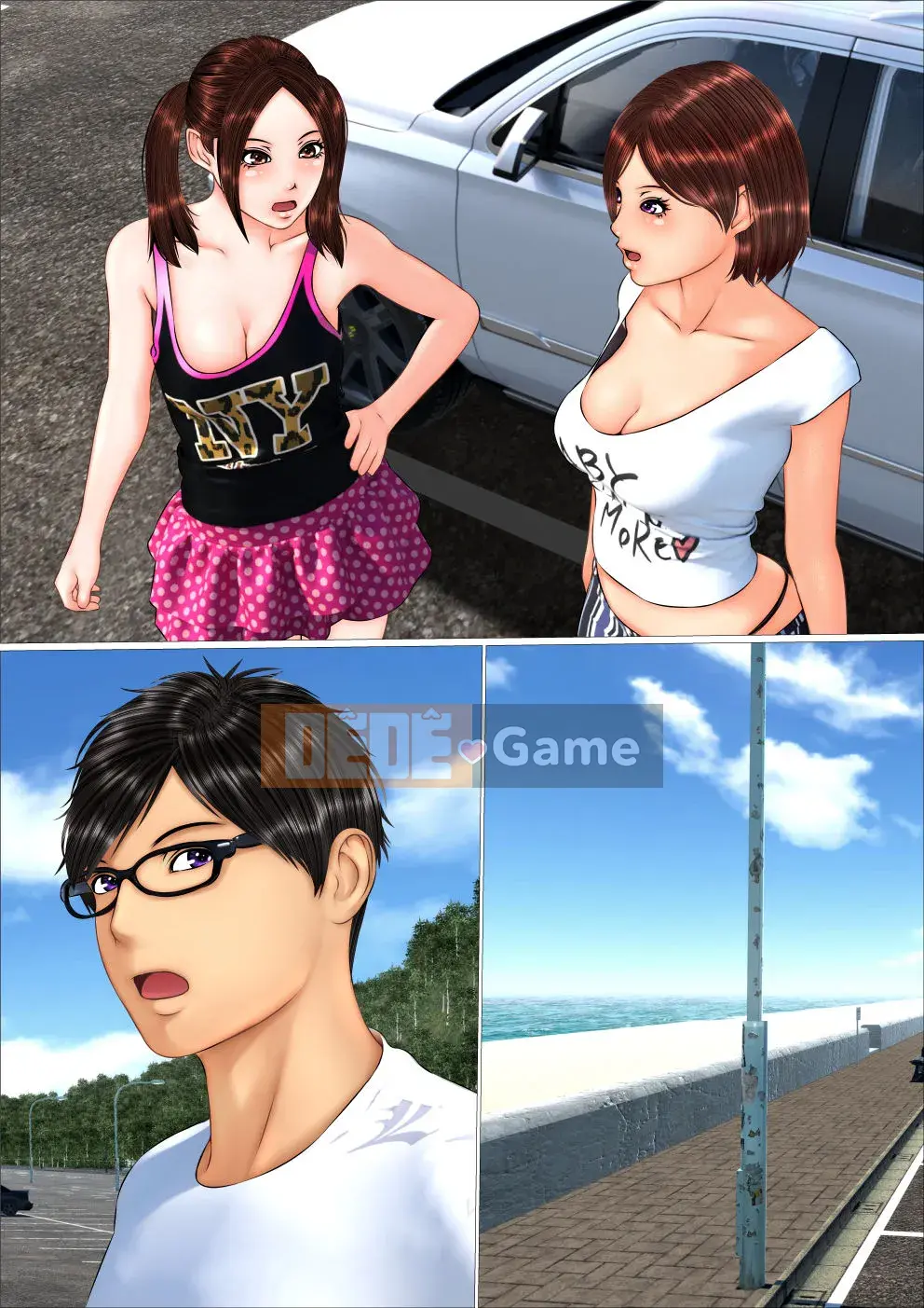 [IronSugar 'Iron Sugar'] Tôi đã mất trinh khi cùng chị gyaru đi du lịch biển