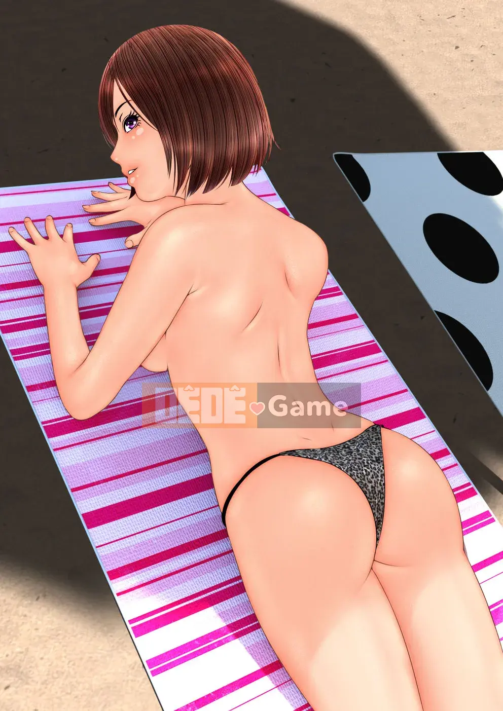 [IronSugar 'Iron Sugar'] Tôi đã mất trinh khi cùng chị gyaru đi du lịch biển