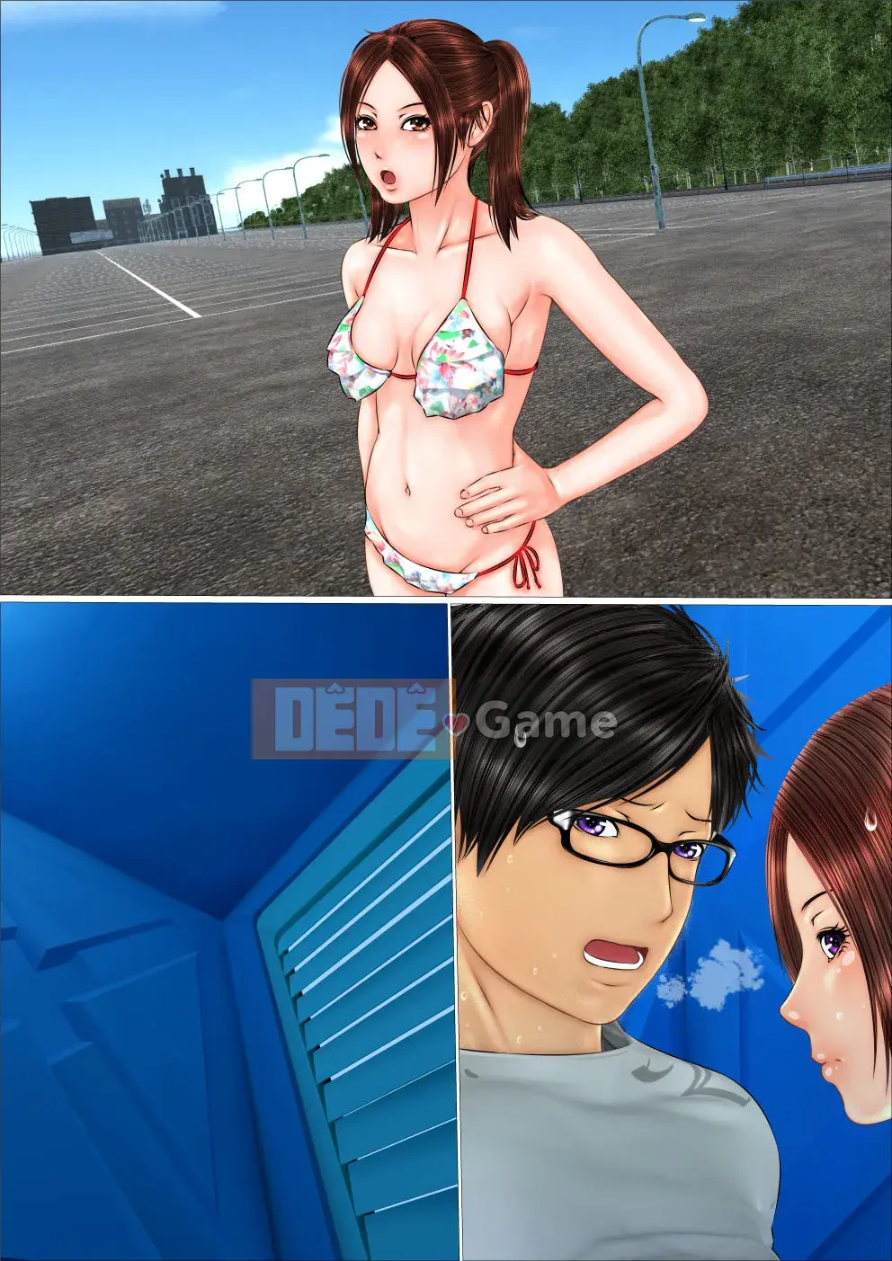 [IronSugar 'Iron Sugar'] Tôi đã mất trinh khi cùng chị gyaru đi du lịch biển