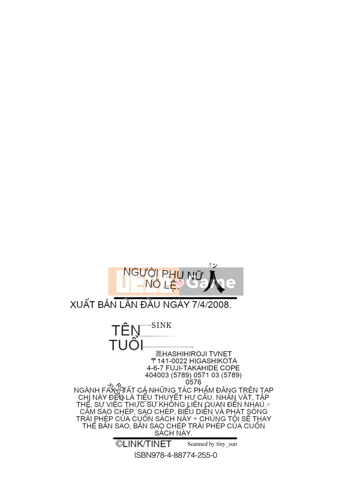 [SINK] Phụ nữ Nuli